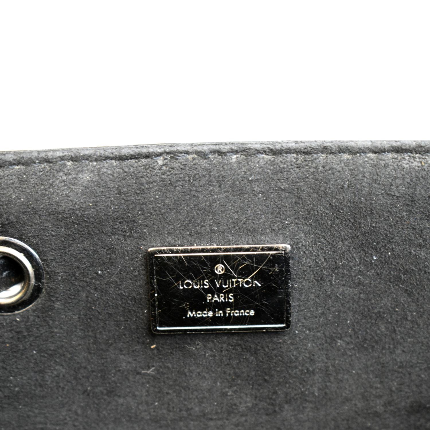 LOUIS VUITTON Hot Springs Monogram Vernis Leather Backpack Black/White