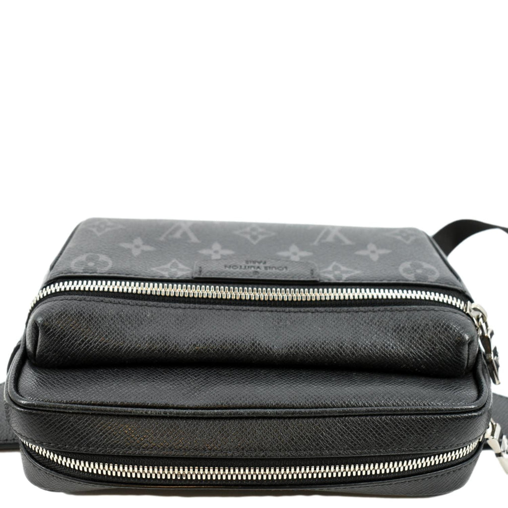 LOUIS VUITTON Outdoor Messenger Monogram Eclipse Belt Bag Black