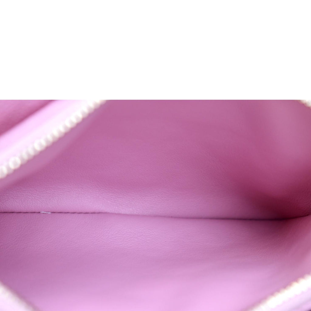 CHANEL Shiny Pick Me Up Flap Caviar Leather Belt Bag Pink