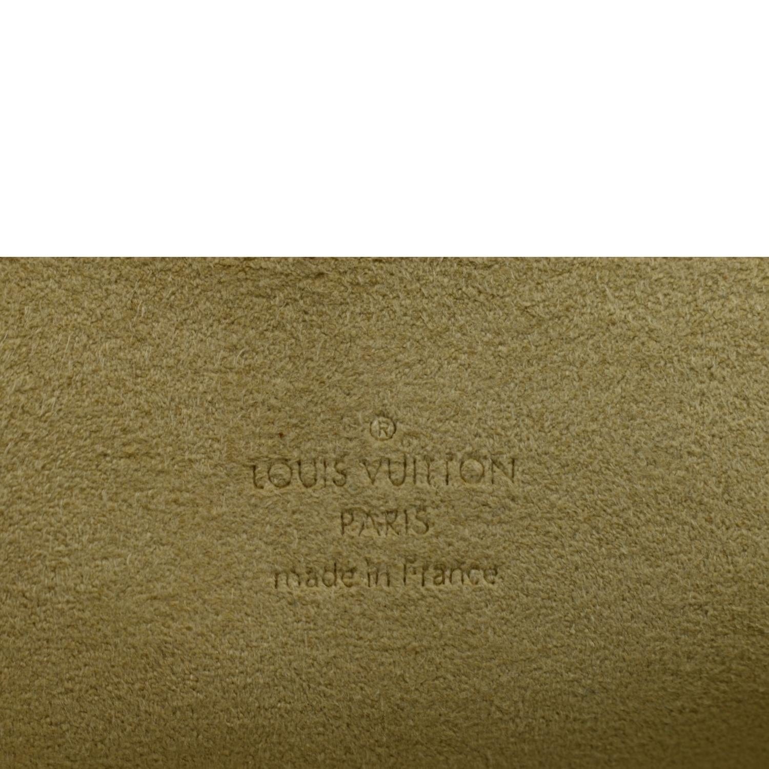 LOUIS VUITTON Pochette Florentine Monogram Canvas Belt Bag Brown
