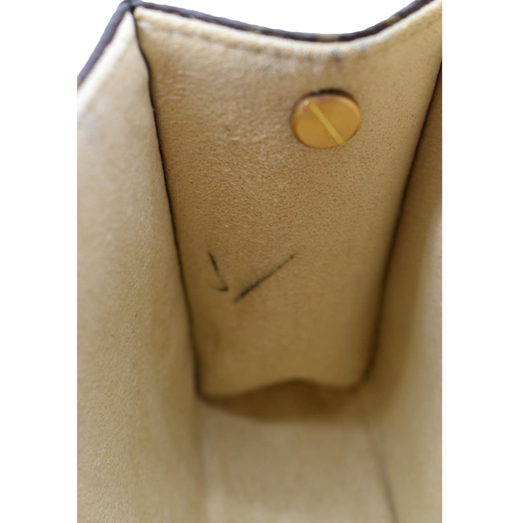 LOUIS VUITTON Pochette Florentine Monogram Canvas Belt Bag Brown