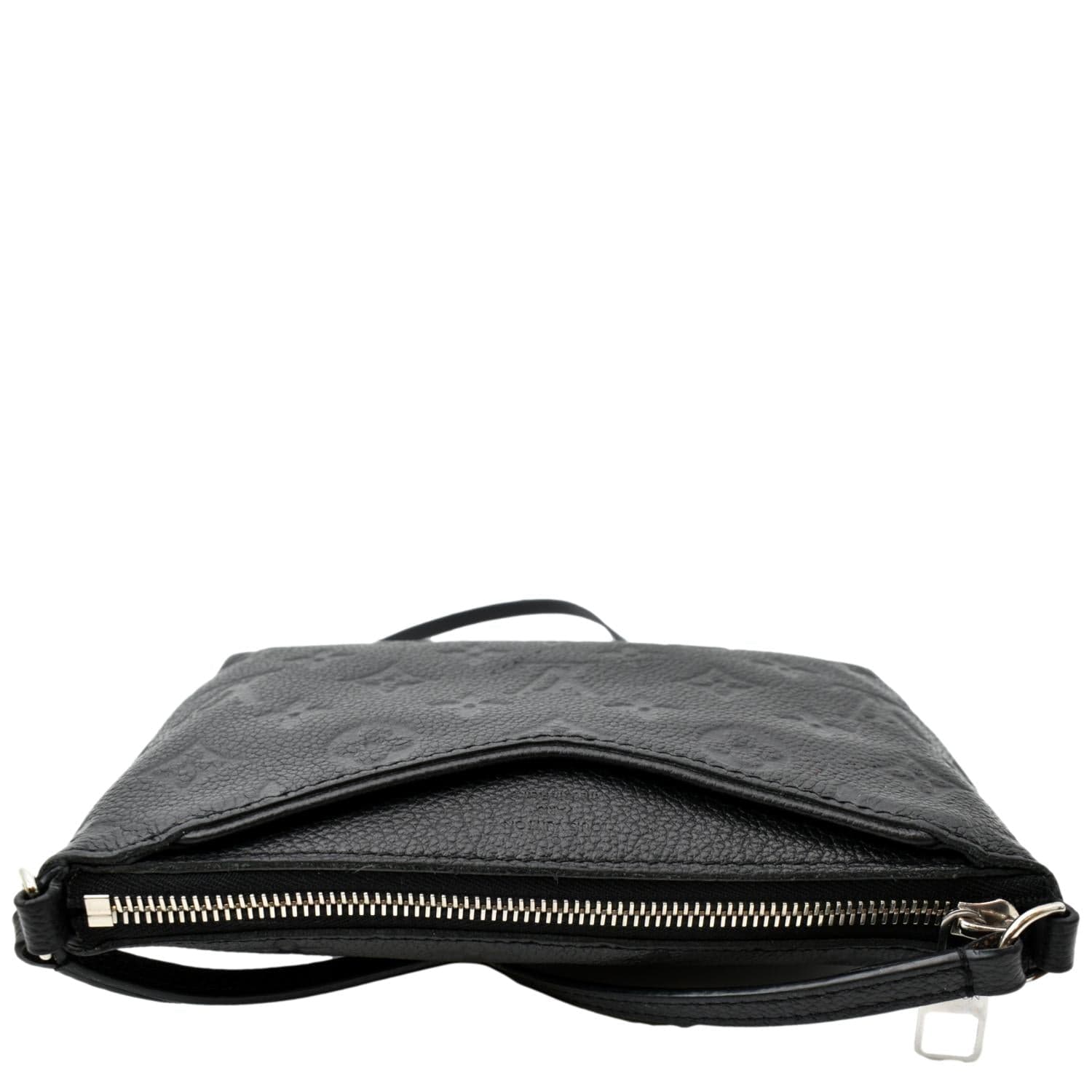 LOUIS VUITTON Pallas Monogram Empreinte Clutch Crossbody Bag Black