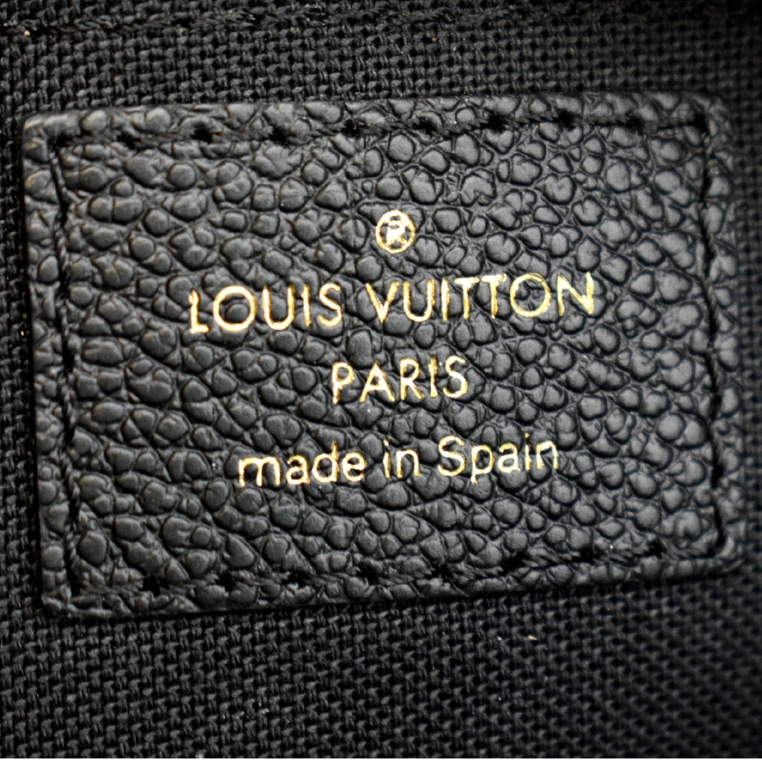 LOUIS VUITTON Pallas Monogram Canvas Clutch Crossbody Bag Brown