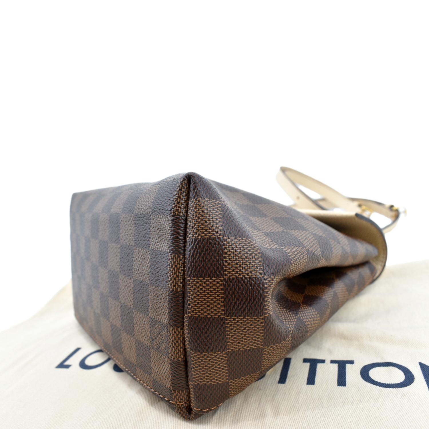 LOUIS VUITTON Clapton Damier Ebene Backpack Bag Creme Beige