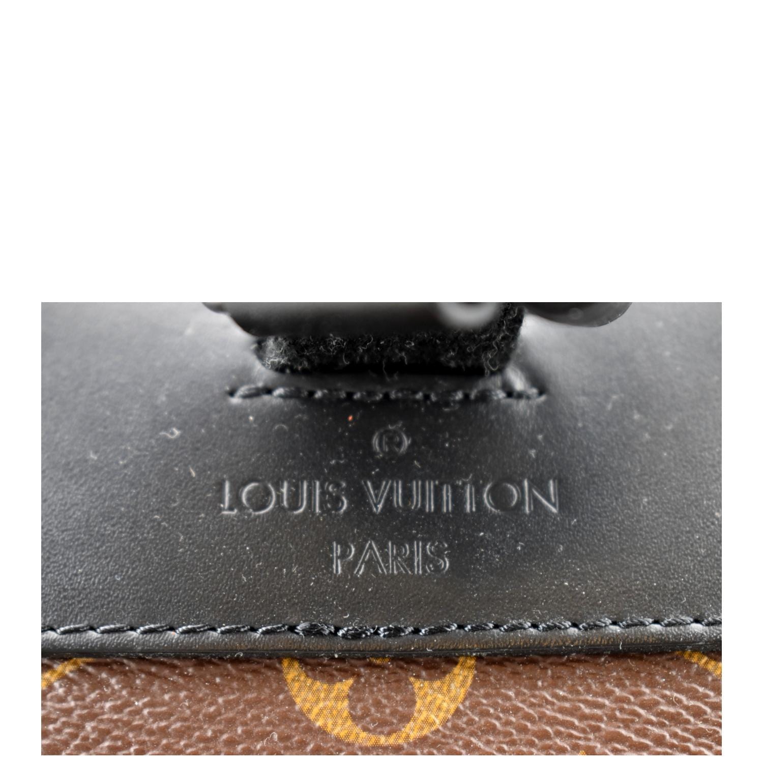 LOUIS VUITTON Josh Monogram Canvas Backpack Bag Brown