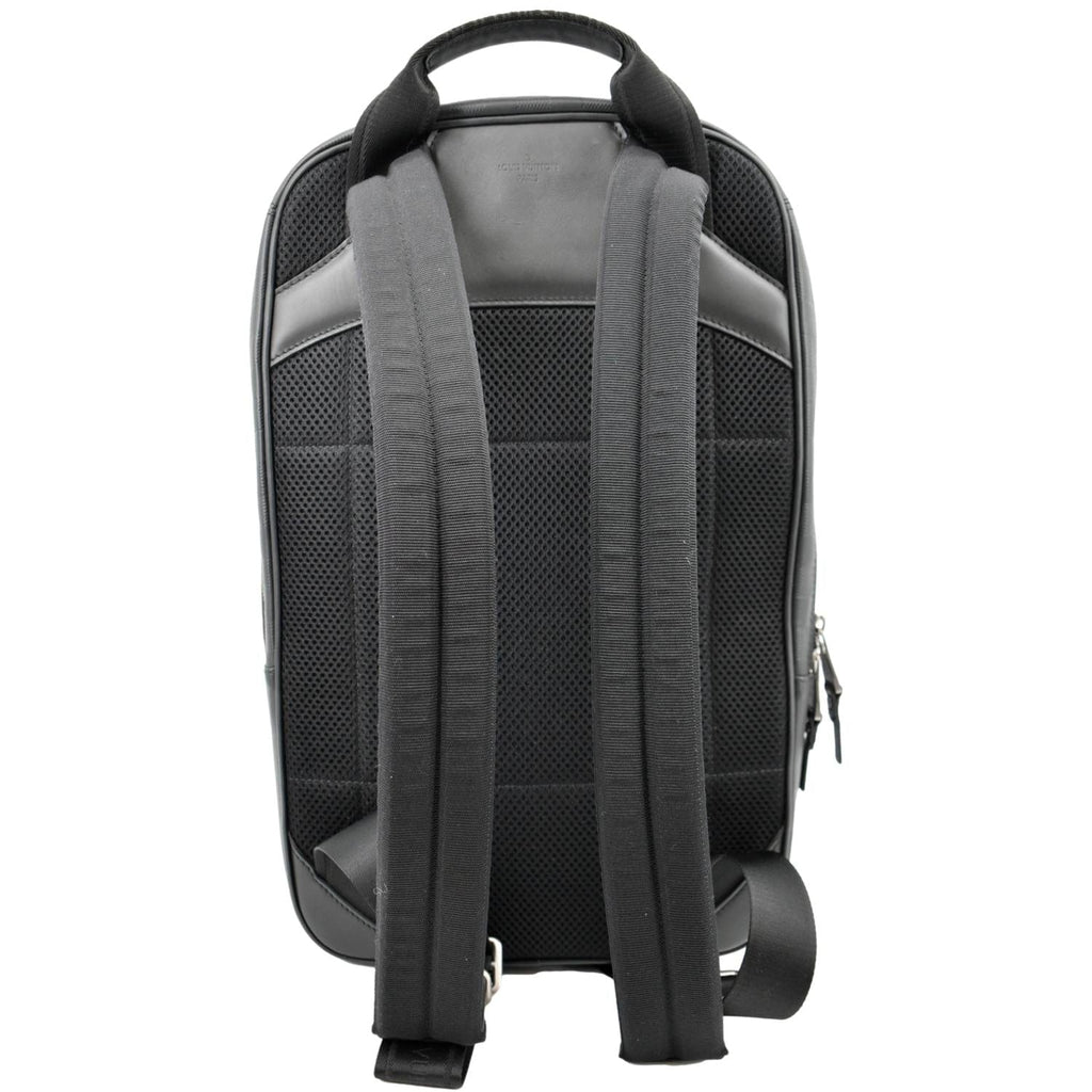 LOUIS VUITTON Michael Damier Infini Leather Backpack Bag Black