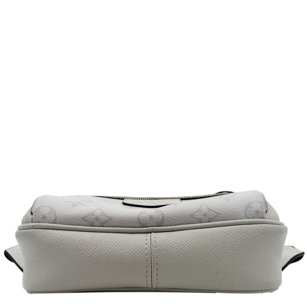 LOUIS VUITTON Outdoor Messenger Monogram Taiga Leather Belt Bag Antartica