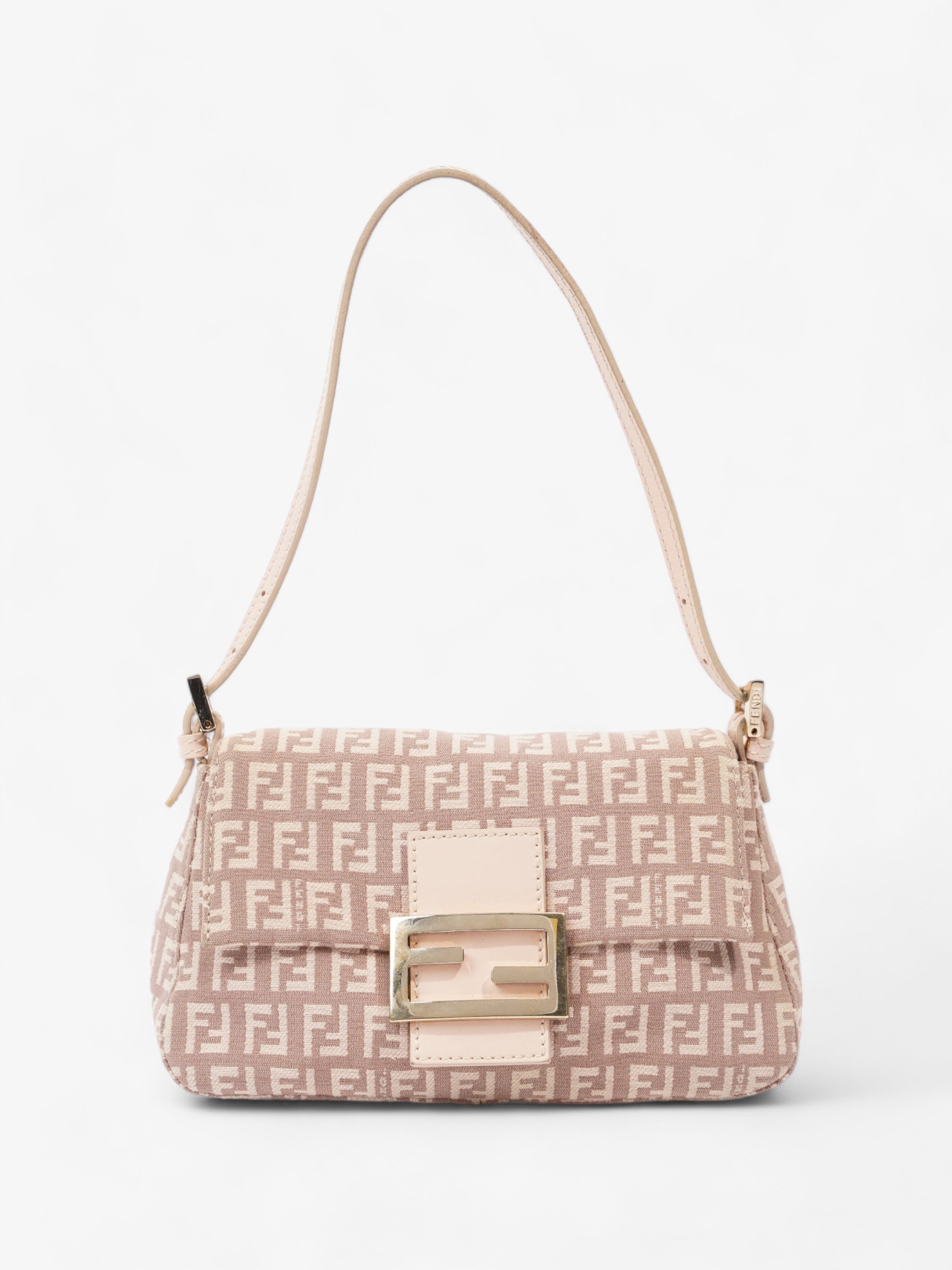 Fendi Mamma Baguette Pink Canvas