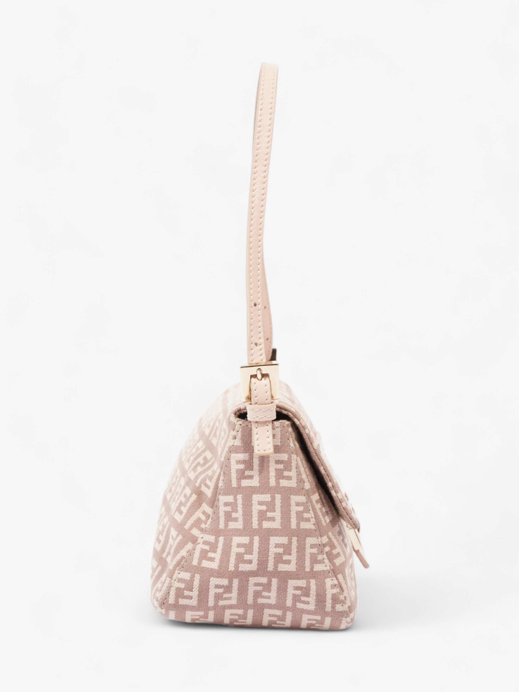 Fendi Mamma Baguette Pink Canvas