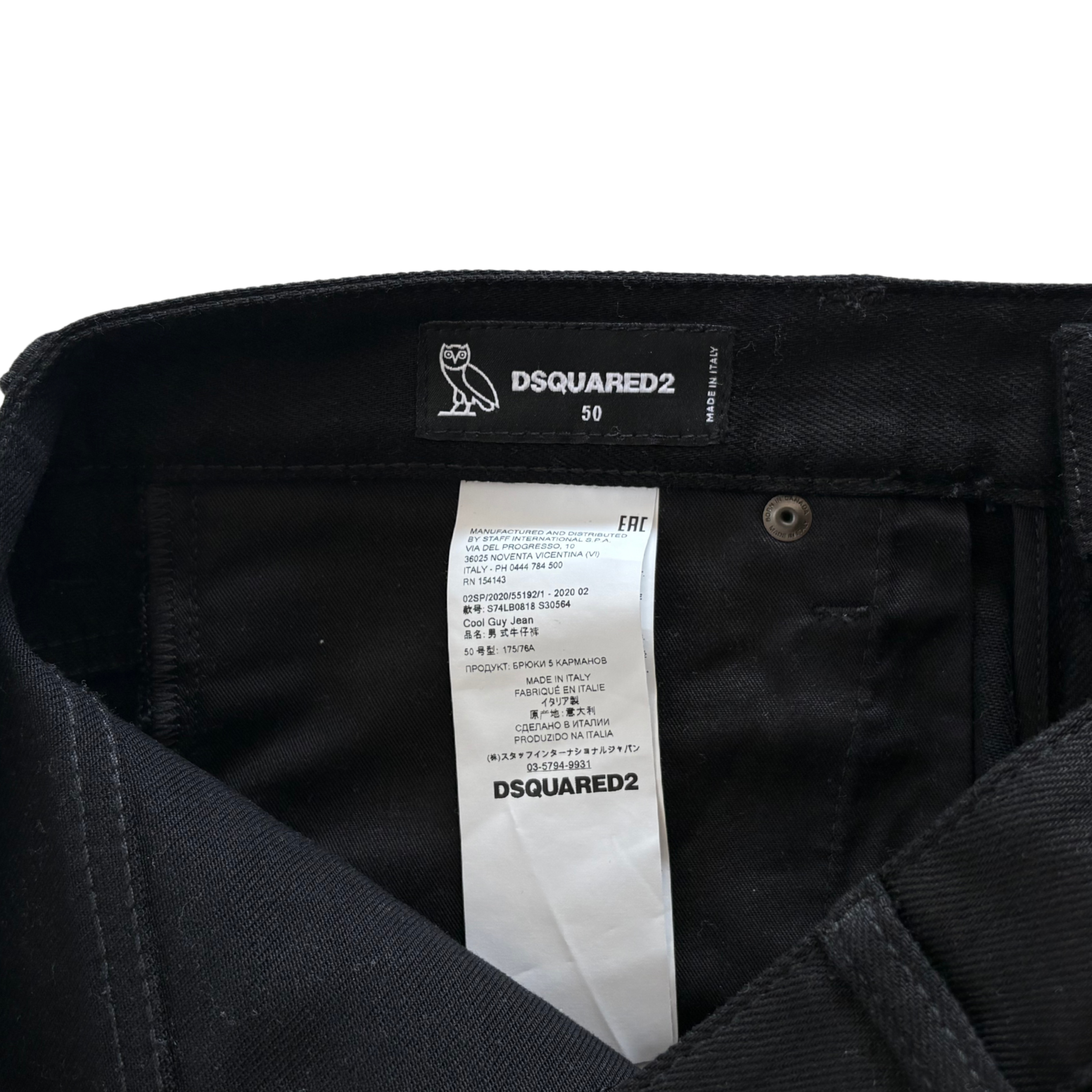 DSquared2 x OVO Slim Straight Jeans - Men's 50