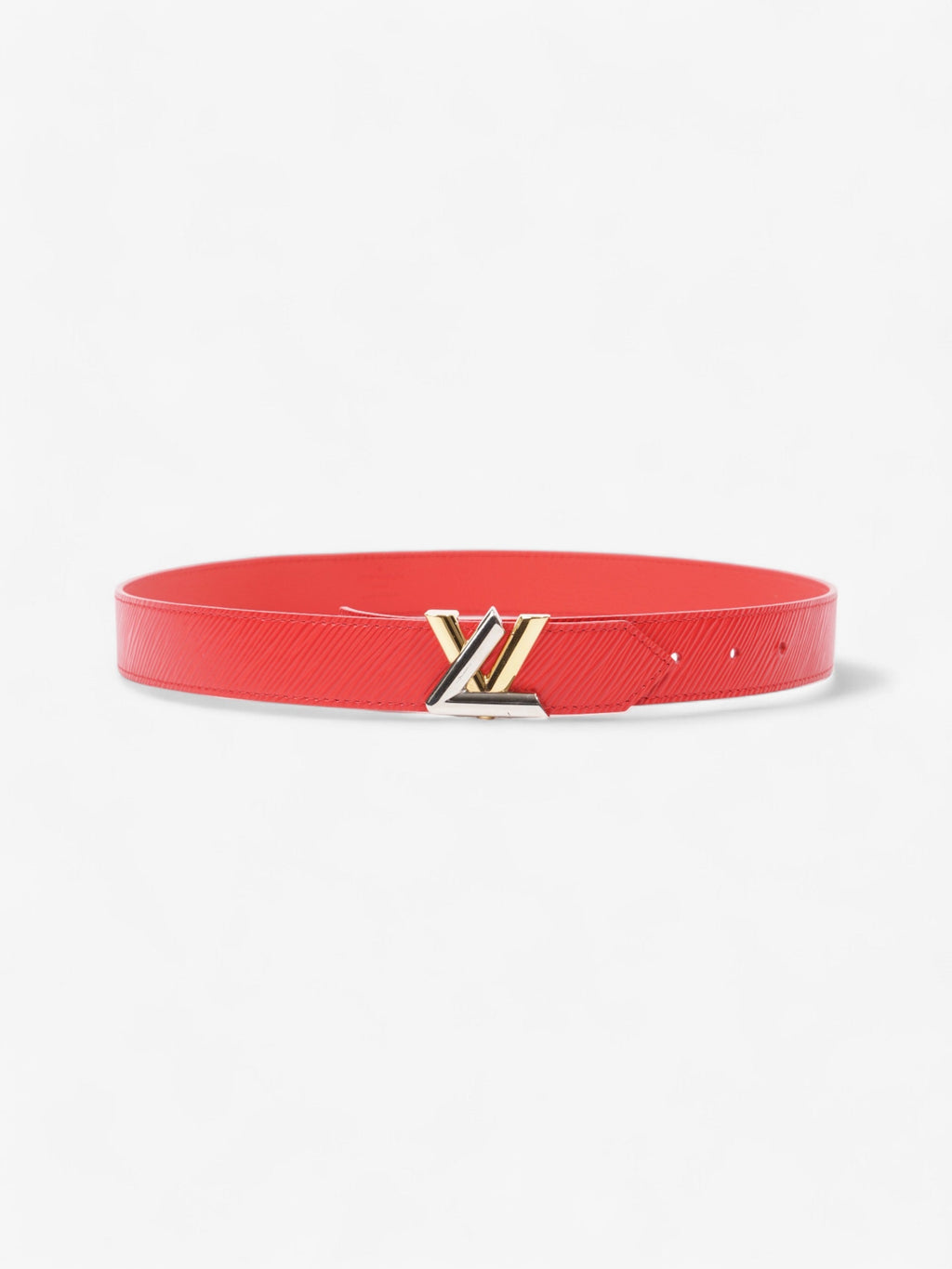 Louis Vuitton Twist Belt Red Epi Leather 80cm 32"