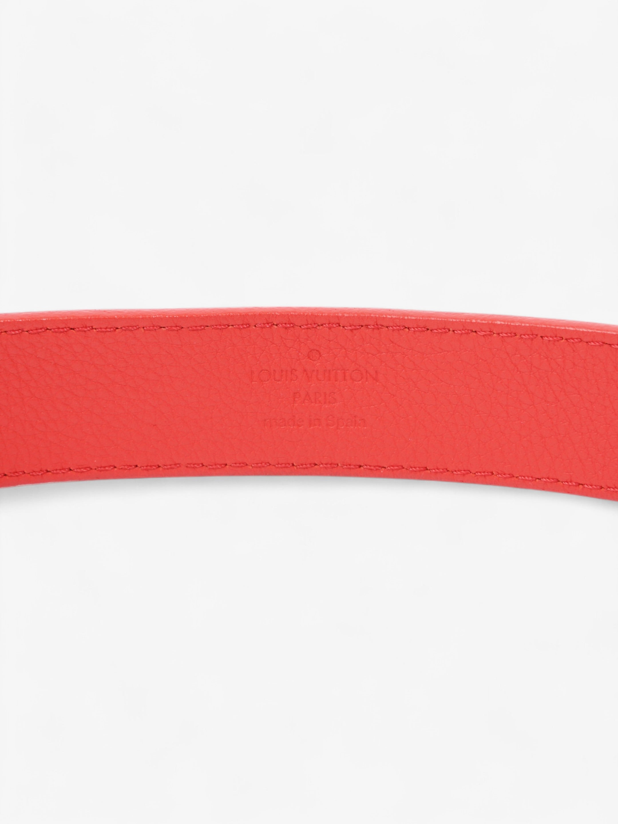 Louis Vuitton Twist Belt Red Epi Leather 80cm 32"