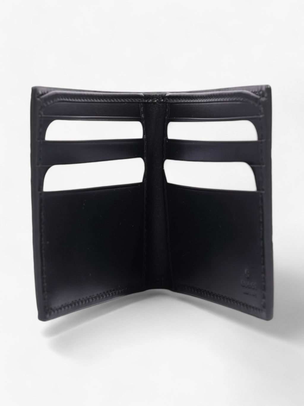 Gucci GG Embellished Wallet Black Leather