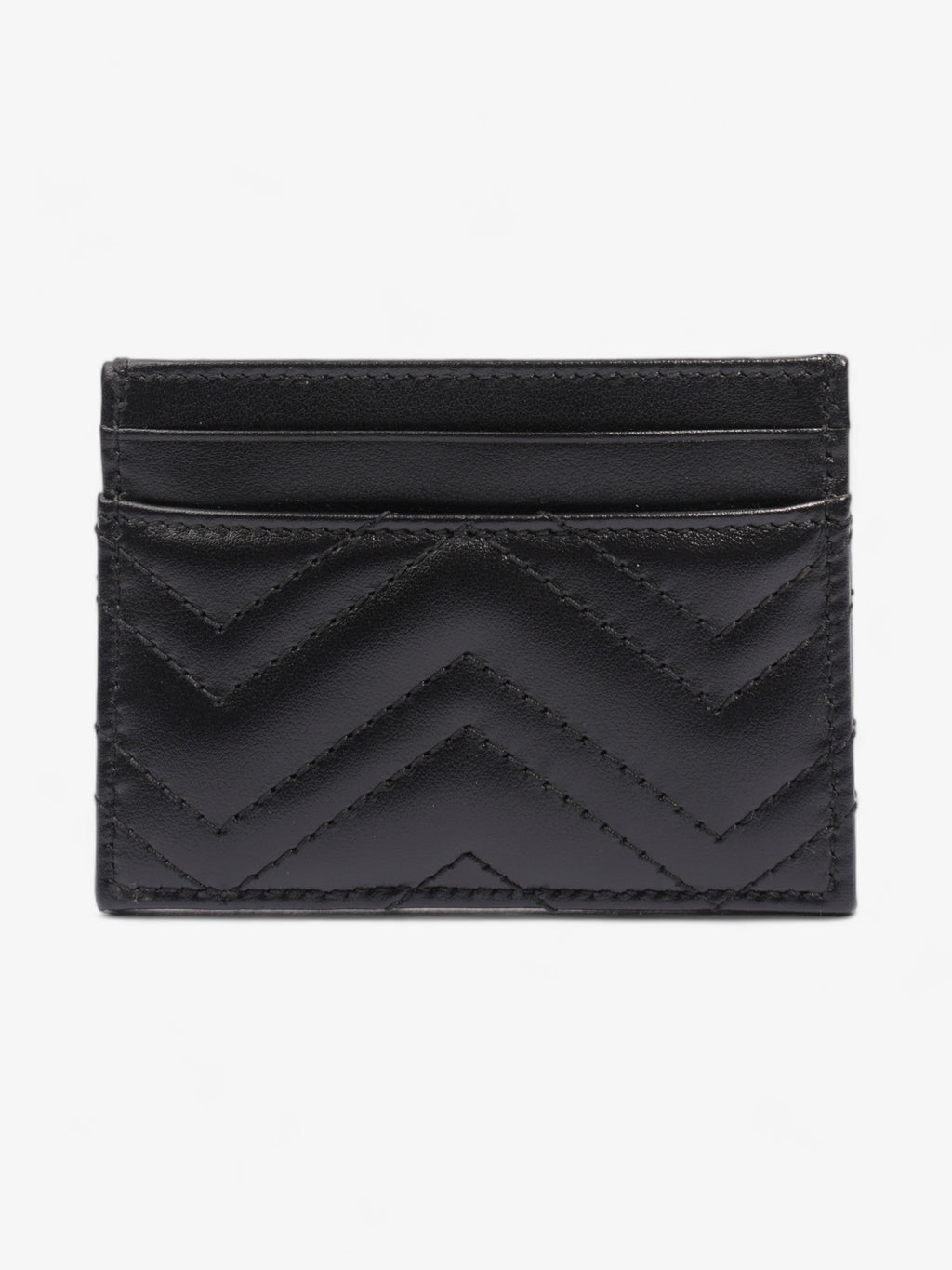 Gucci GG Marmont  Holder Black Matelasse Leather