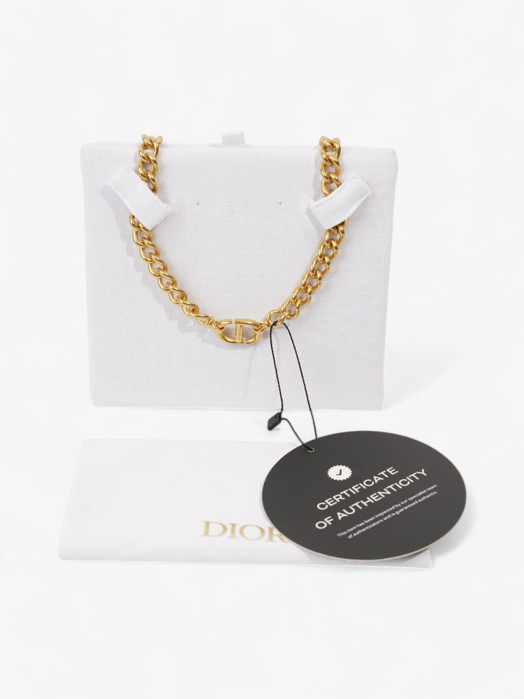 Christian Dior 30 Montaigne Choker Gold Base Metal