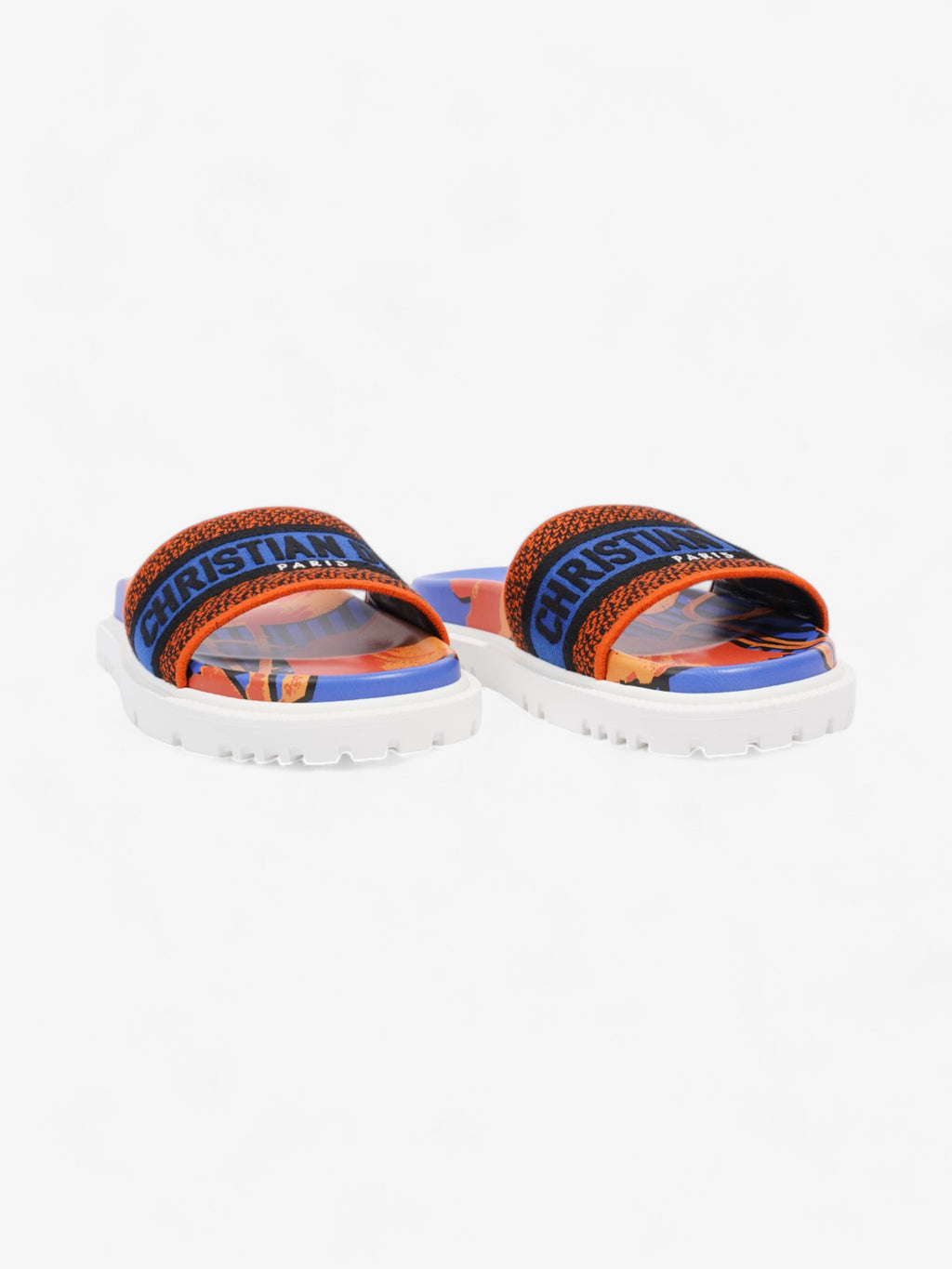 Christian Dior Dway Orange / Blue / Black Cotton EU 37.5 UK 4.5