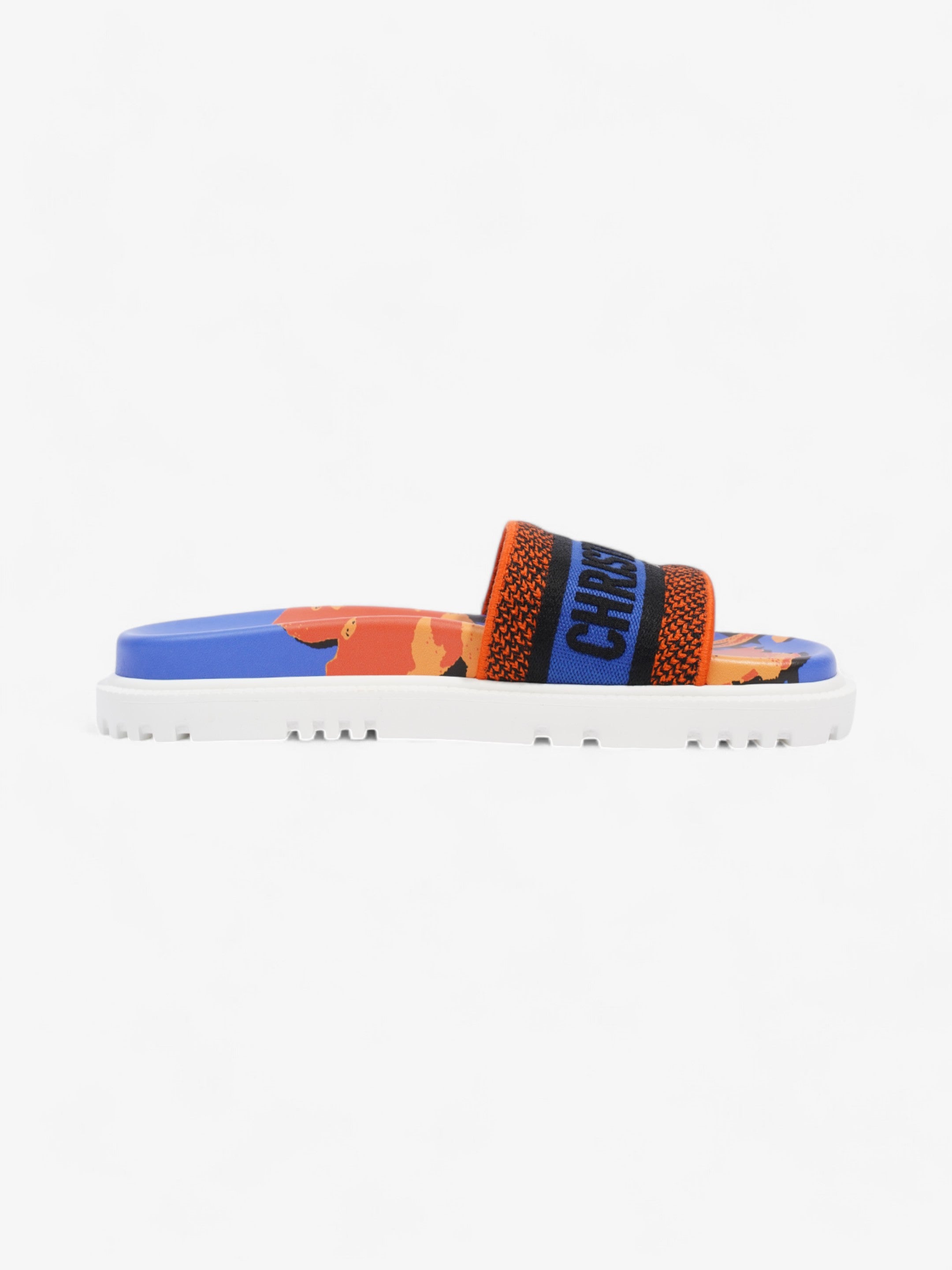 Christian Dior Dway Orange / Blue / Black Cotton EU 37.5 UK 4.5