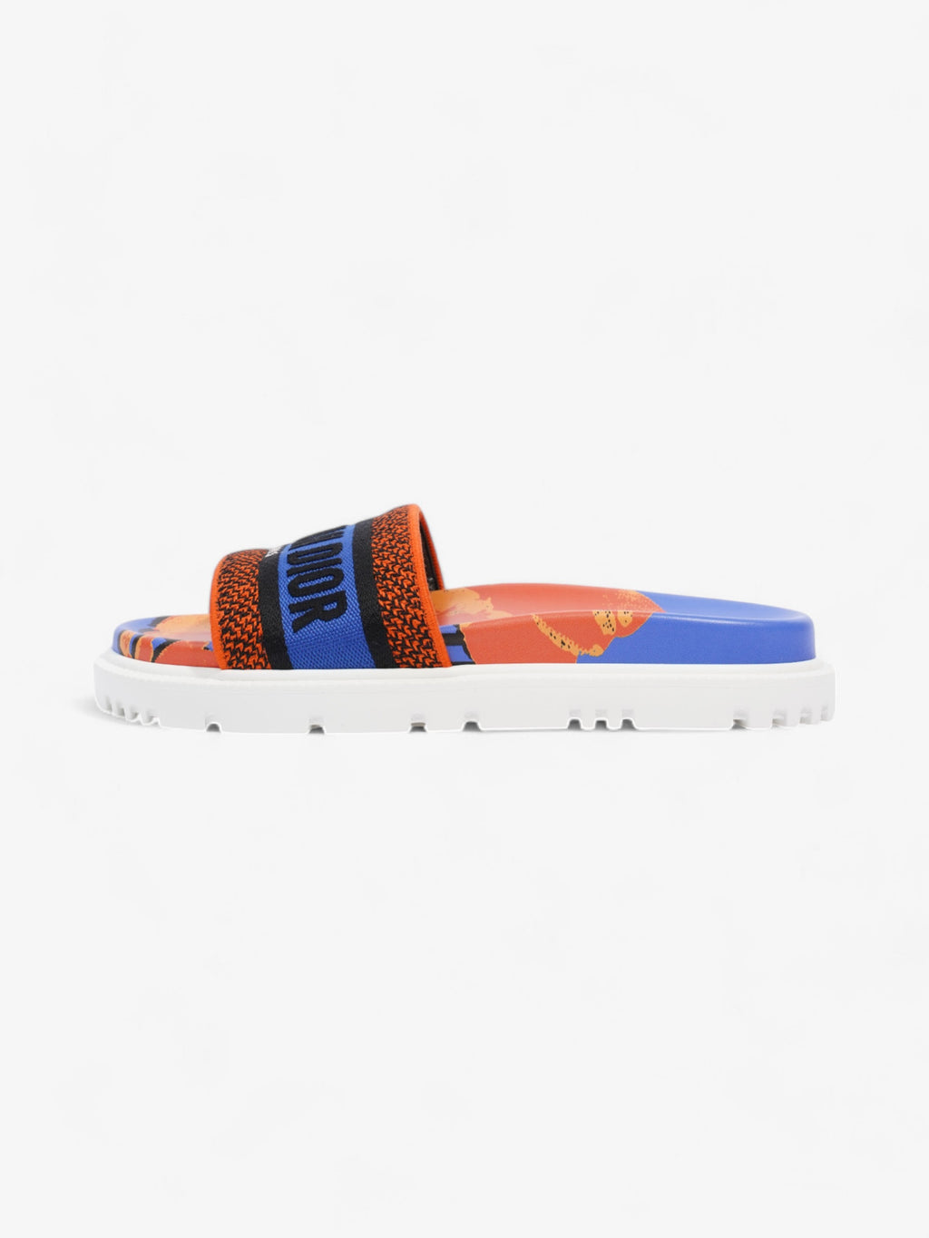 Christian Dior Dway Orange / Blue / Black Cotton EU 37.5 UK 4.5