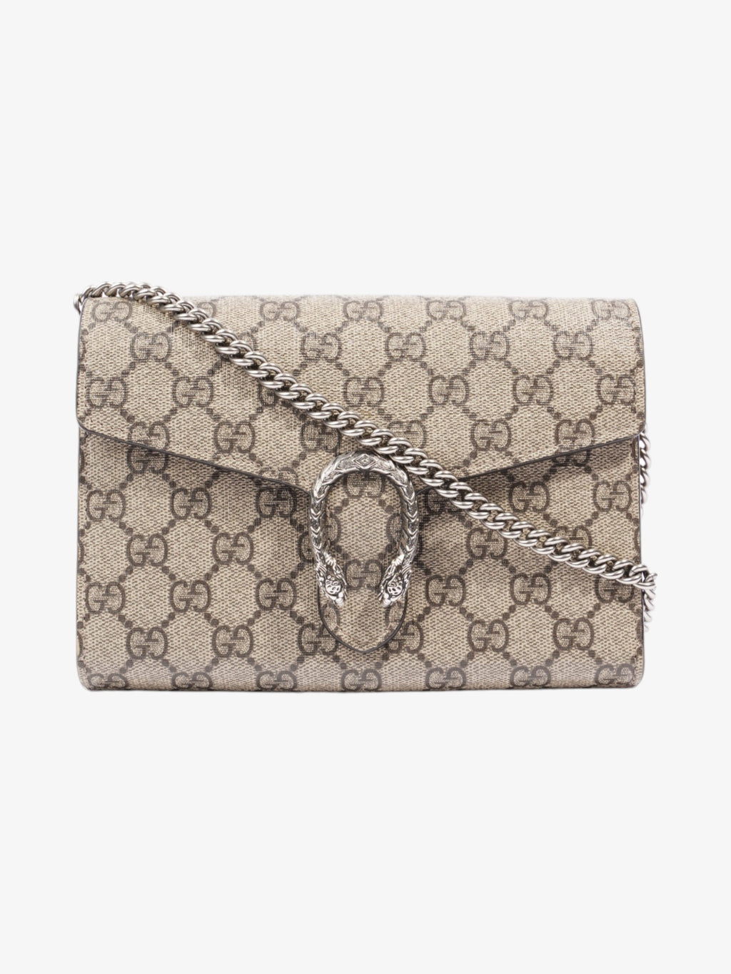Gucci Dionysus Chain Wallet GG Supreme Coated Canvas