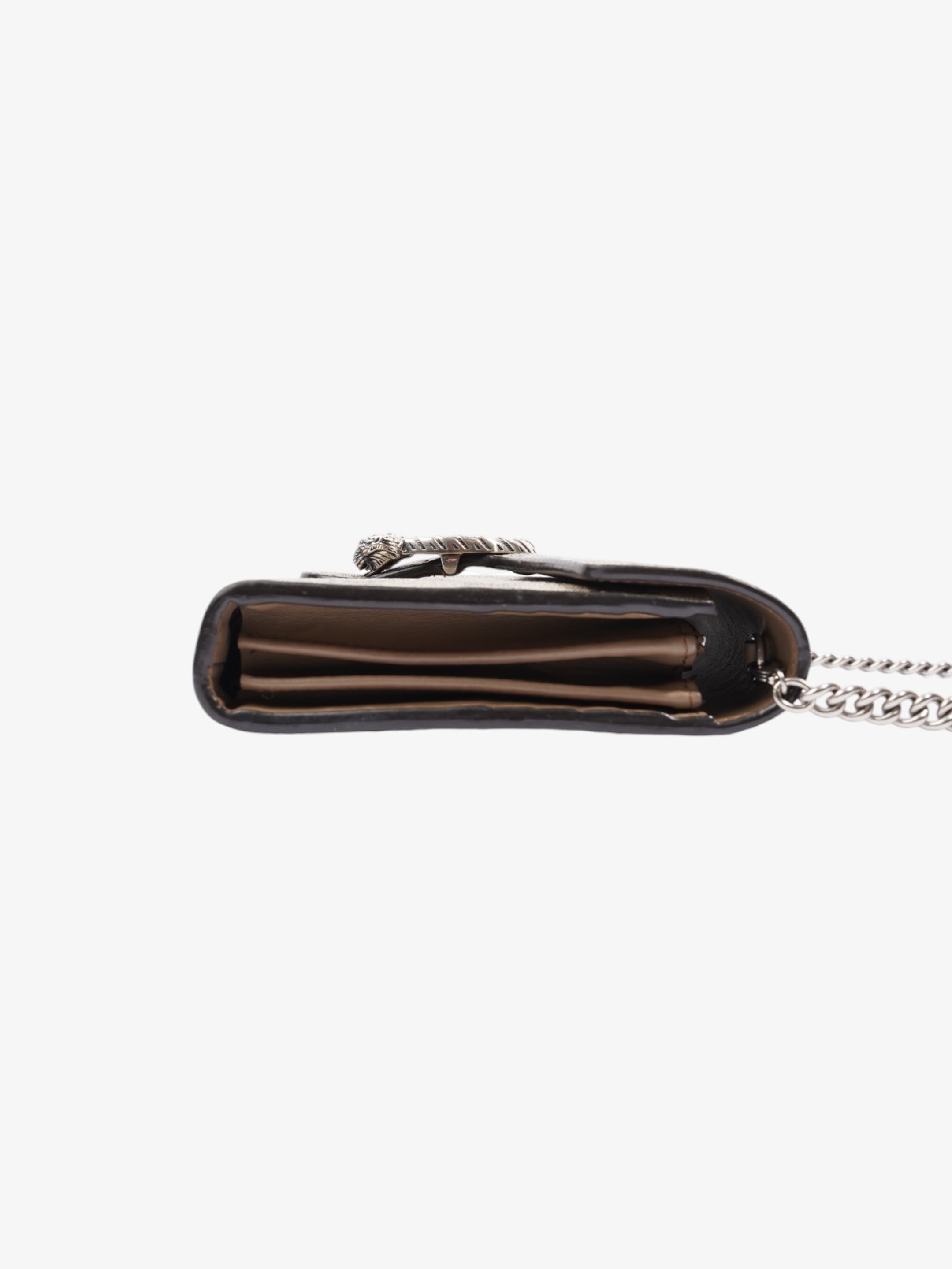 Gucci Dionysus Chain Wallet GG Supreme Coated Canvas