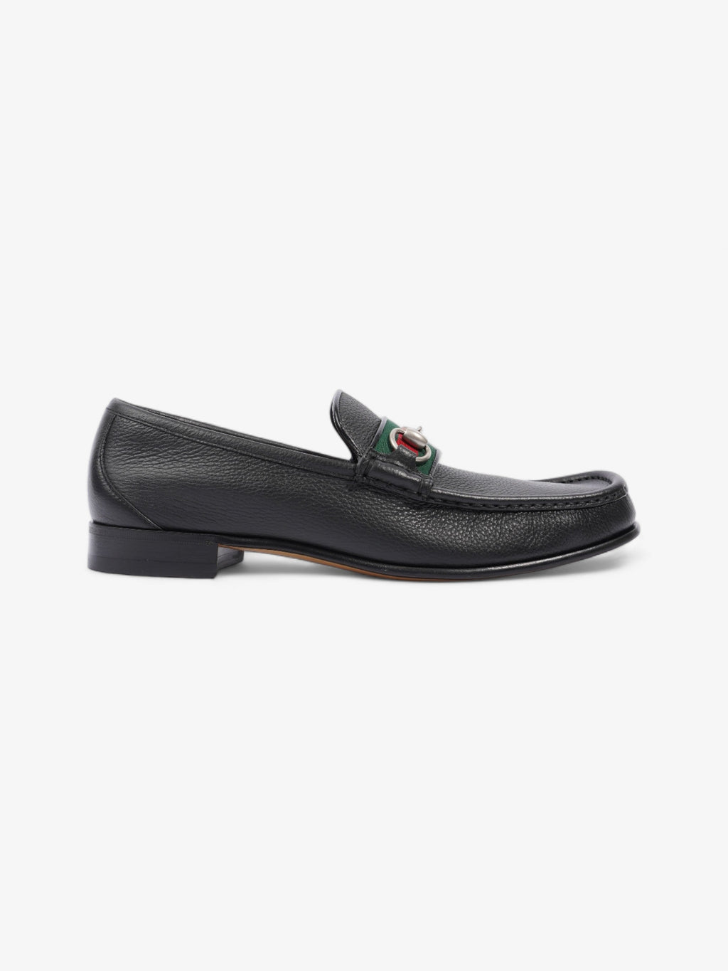 Gucci Horsebit Loafers Black / Green / Red Leather EU 45 UK 11