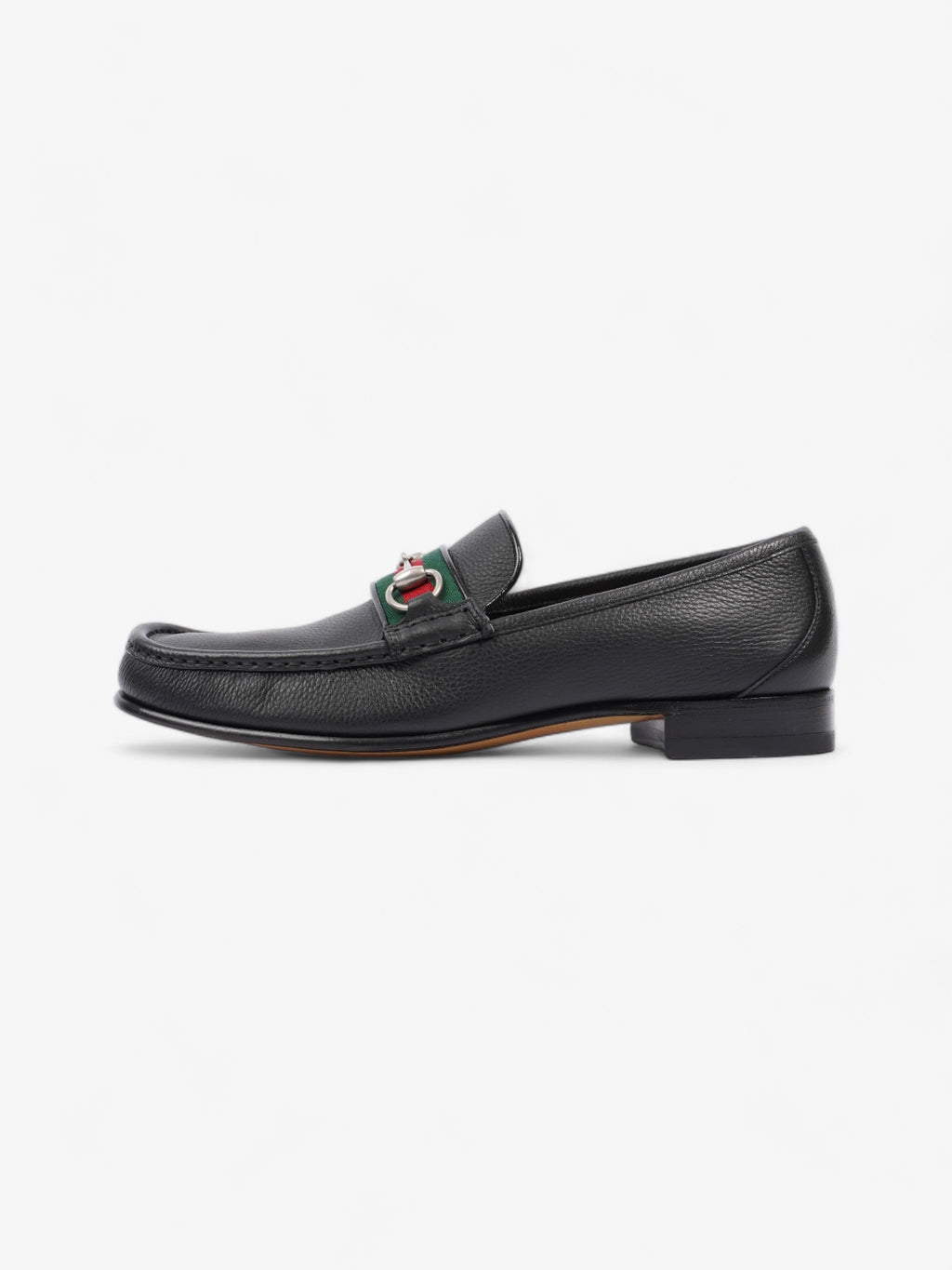 Gucci Horsebit Loafers Black / Green / Red Leather EU 45 UK 11
