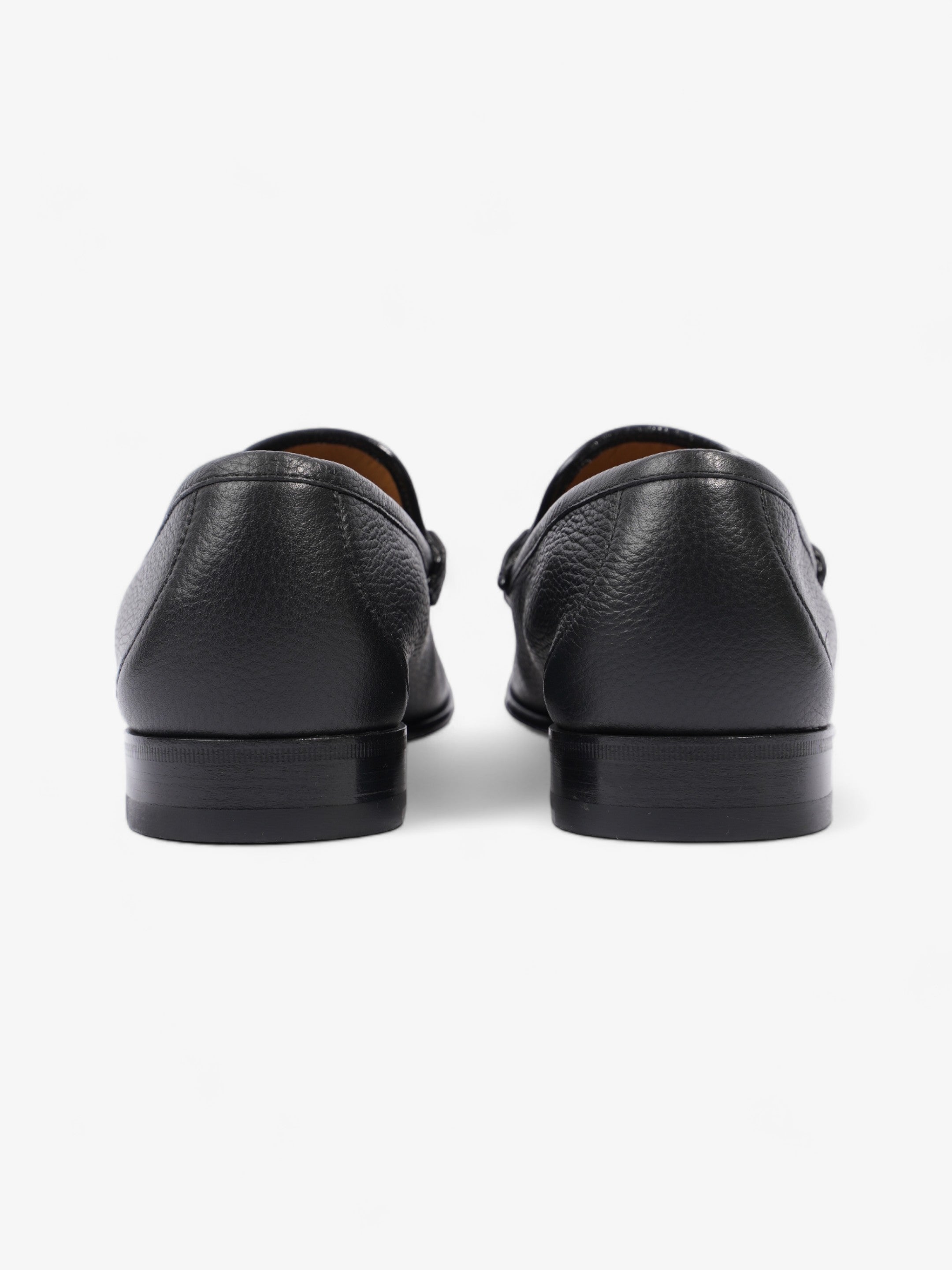 Gucci Horsebit Loafers Black / Green / Red Leather EU 45 UK 11