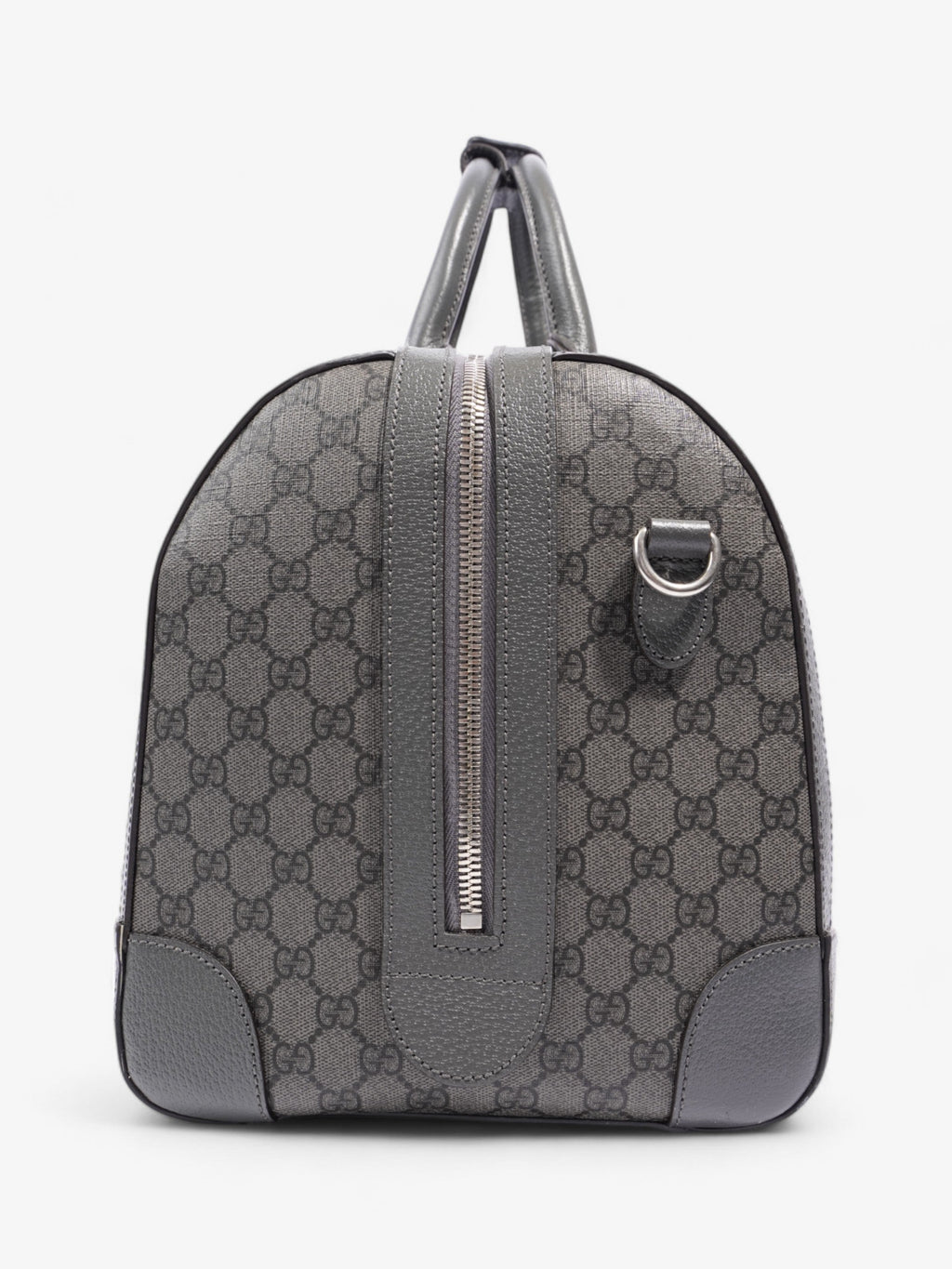 Gucci Ophidia Duffle Bag GG Supreme / Grey Coated Canvas Large