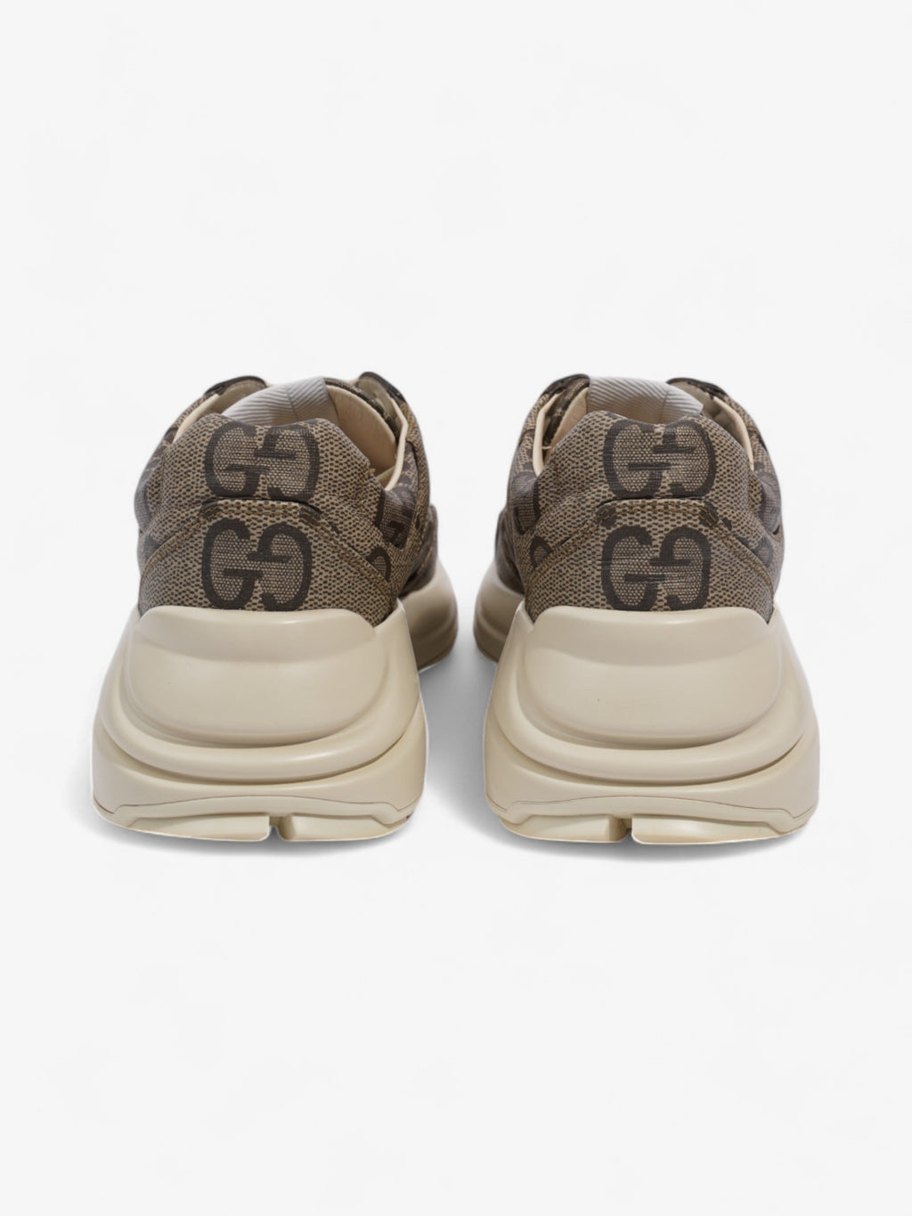 Gucci Rhyton Sneakers Beige  / Brown Canvas EU 37.5 UK 4.5