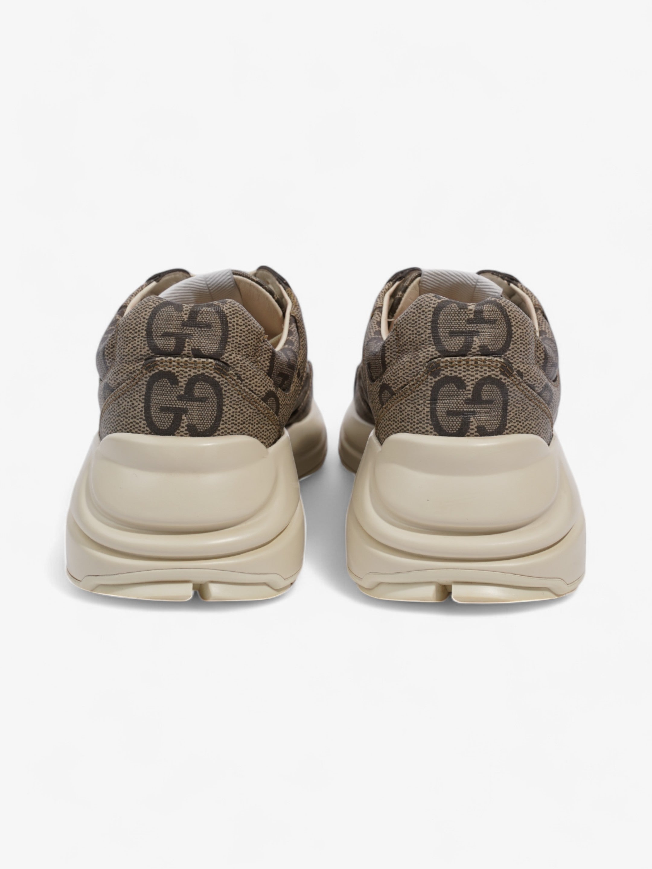 Gucci Rhyton Sneakers Beige  / Brown Canvas EU 37.5 UK 4.5