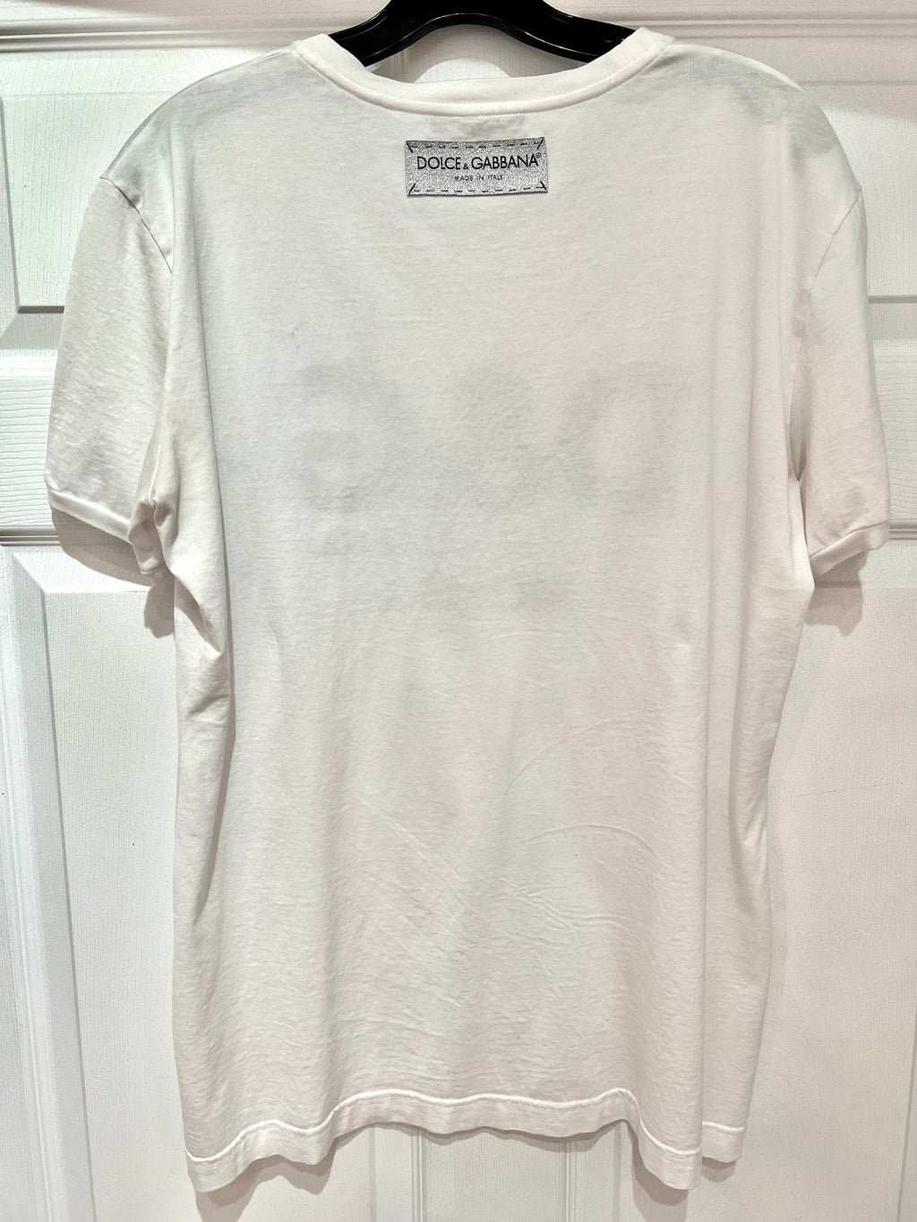 DOLCE & GABBANA MODEL LOVE EMBROIDERY TEE