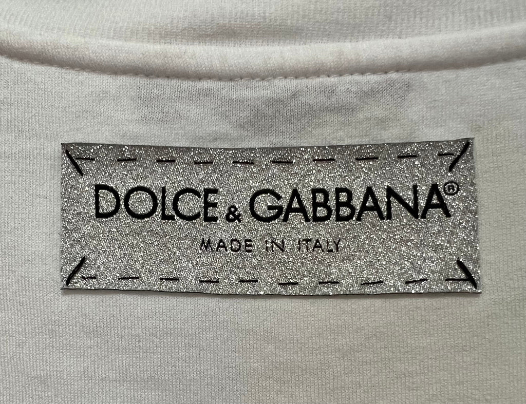 DOLCE & GABBANA MODEL LOVE EMBROIDERY TEE
