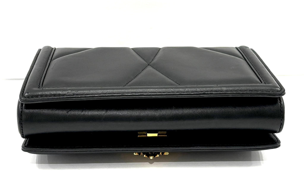 DOLCE & GABBANA MEDIUM DEVOTION QUILTED NAPPA LEATHER BAG