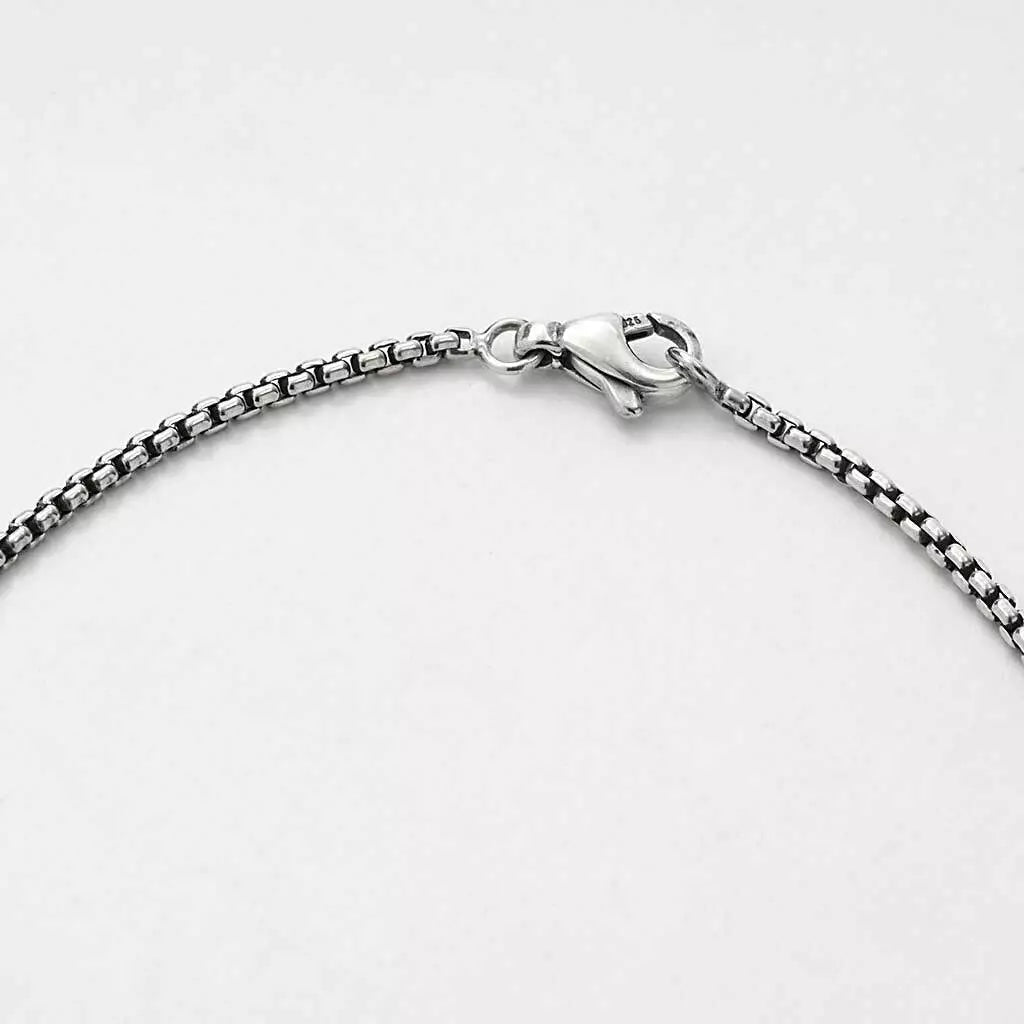 DAVID YURMAN ALBION CERISE BLUE TOPAZ & DIAMONDS SILVER NECKLACE