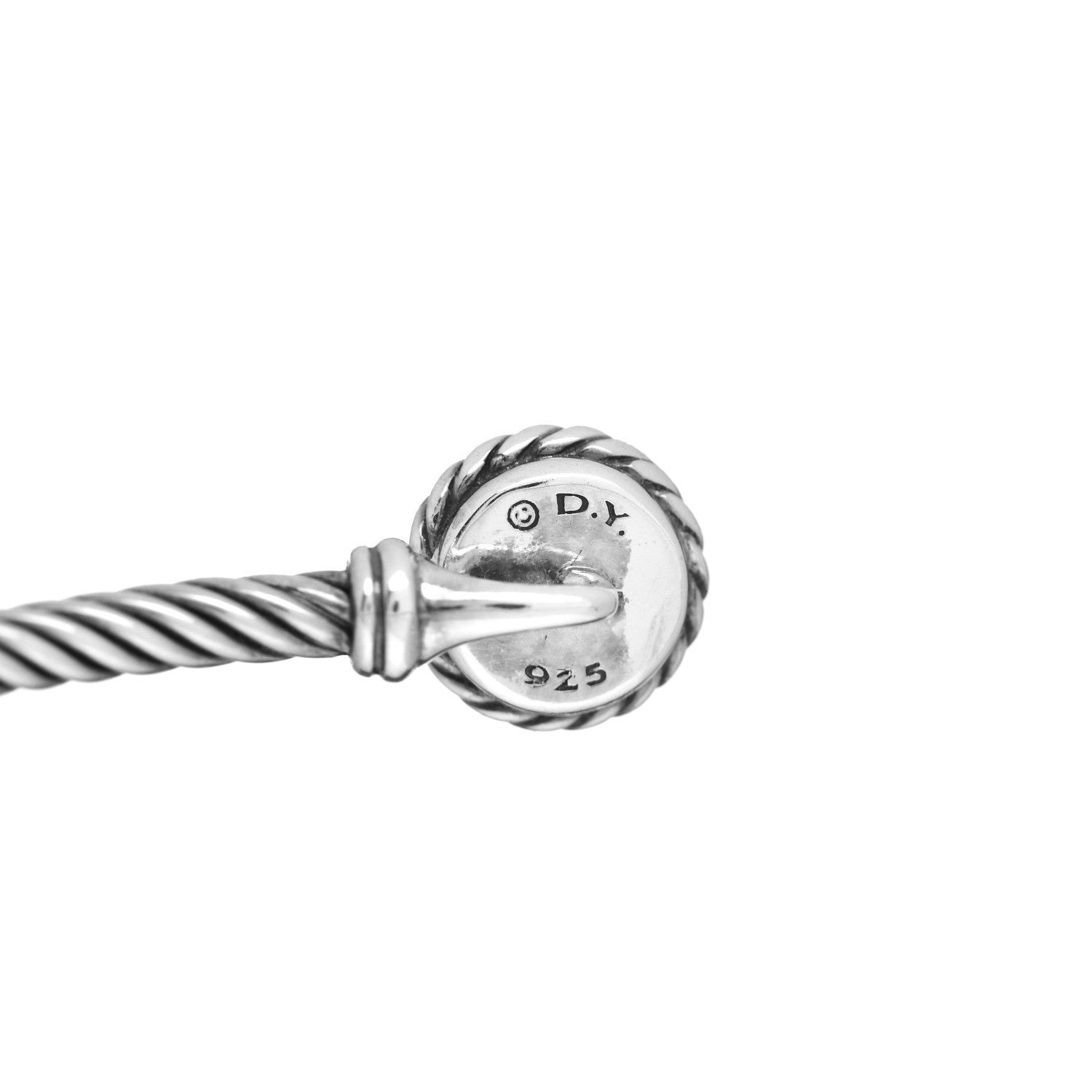 DAVID YURMAN CHÂTELAINE® BLACK ONYX STERLING SILVER CABLE BRACELET