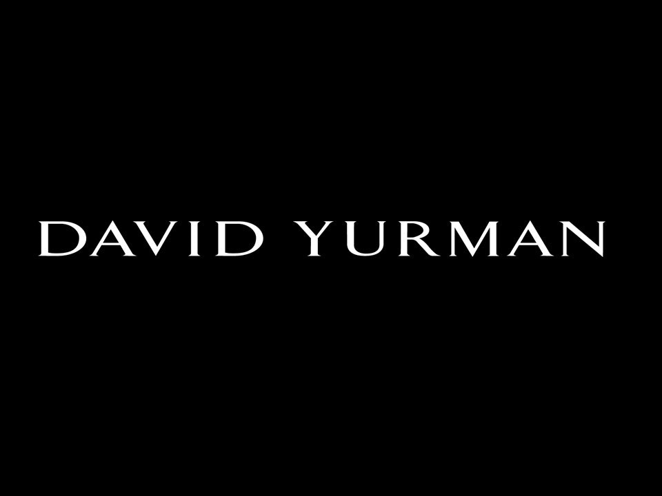 DAVID YURMAN ALBION SMOKY QUARTZ DIMOND TWO TONE EARRINGS