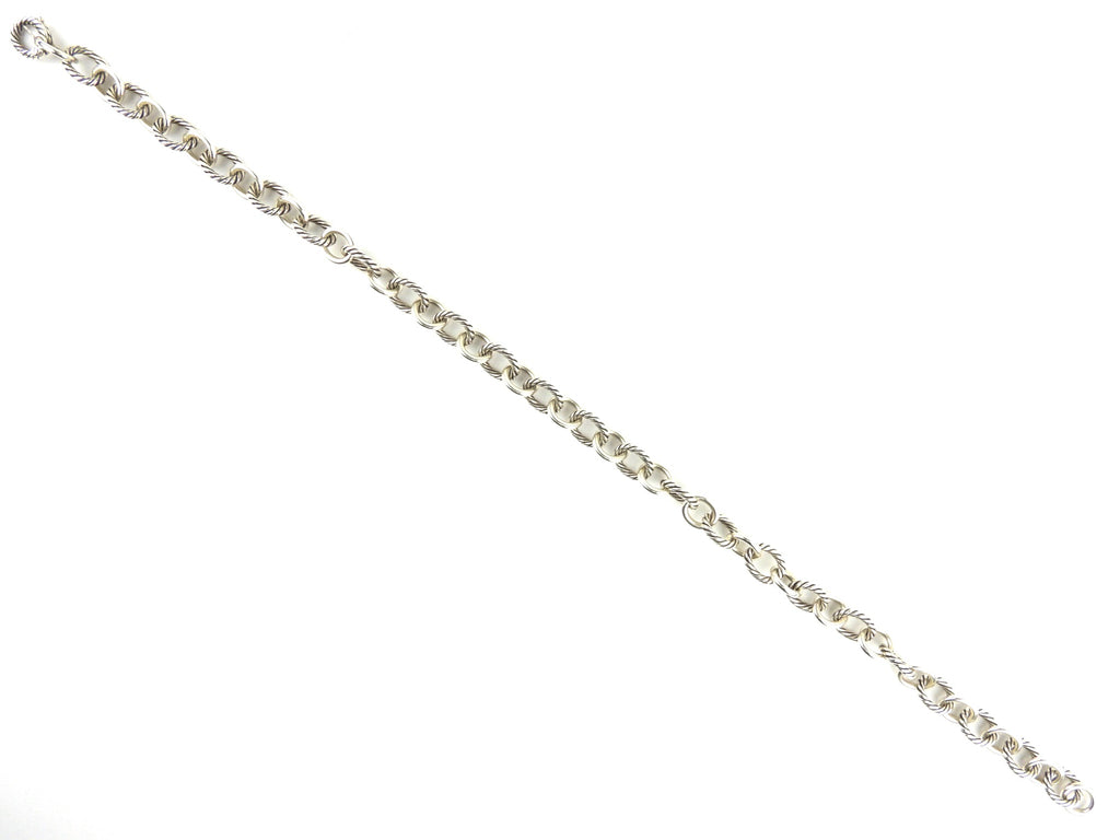 David Yurman Sterling Silver Oval Chain Necklace