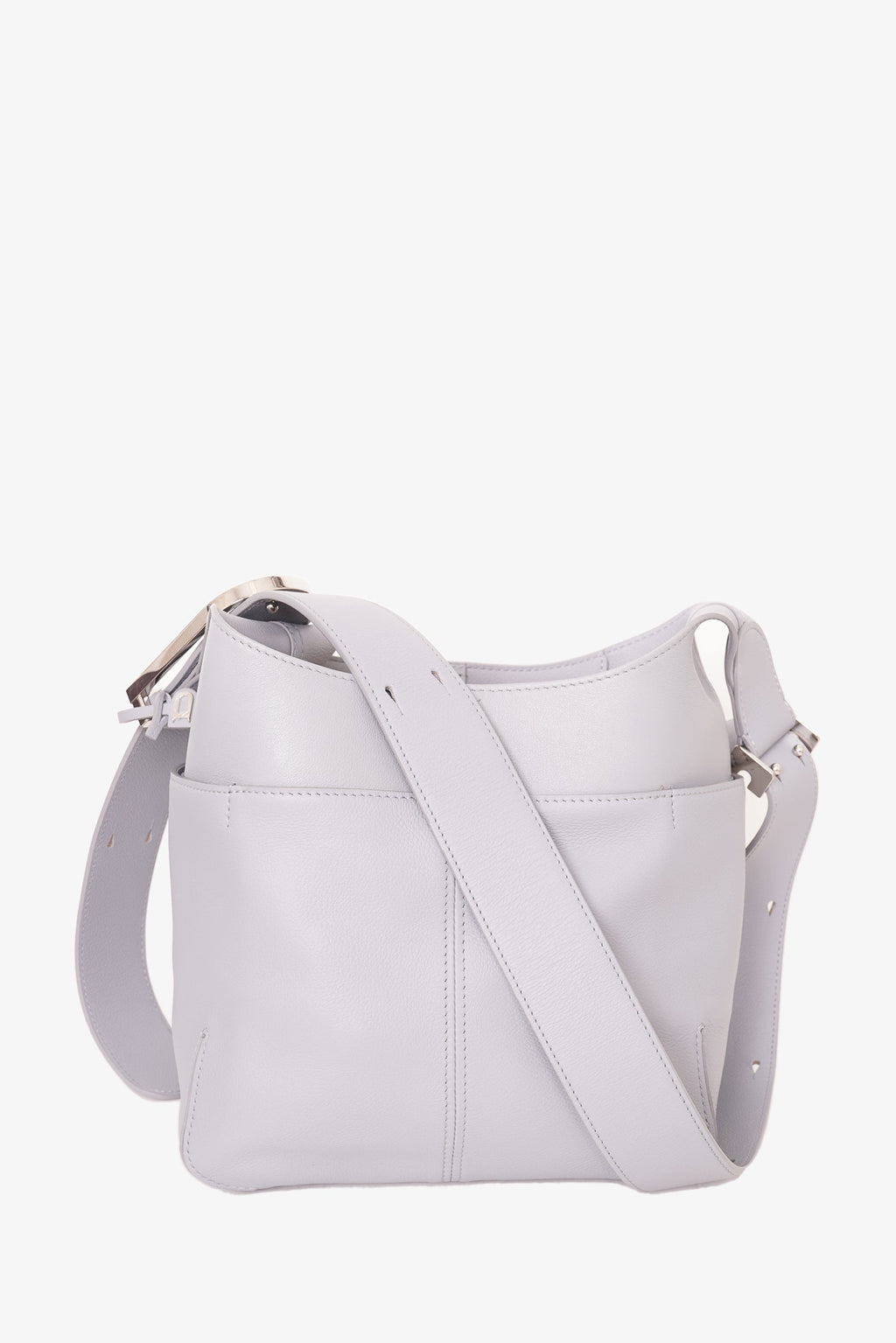Delvaux Blue Calfskin 'So Cool' Crossbody Bag