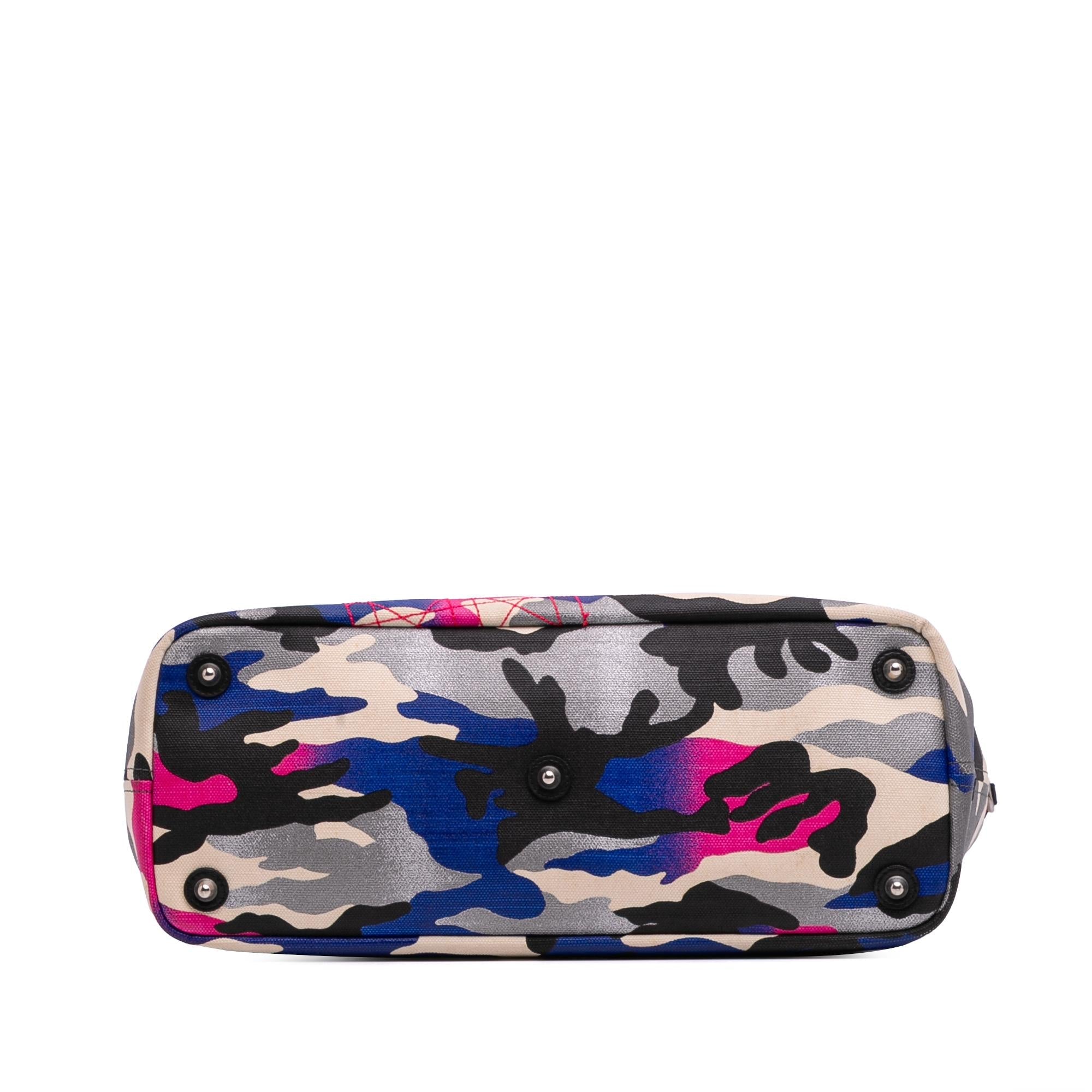Dior Anselm Reyle Large Canvas Camoflage Tote