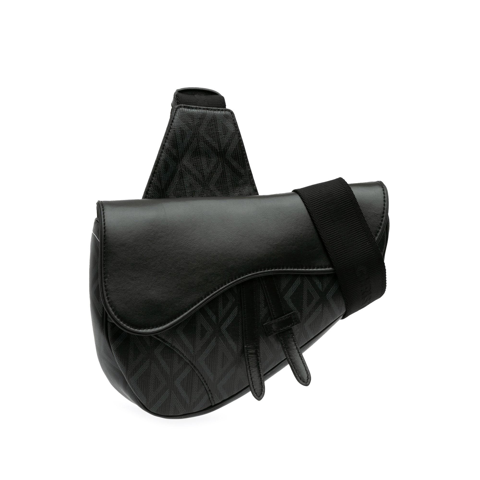Dior CD Diamond Saddle Bag (SHG-MQmCva)