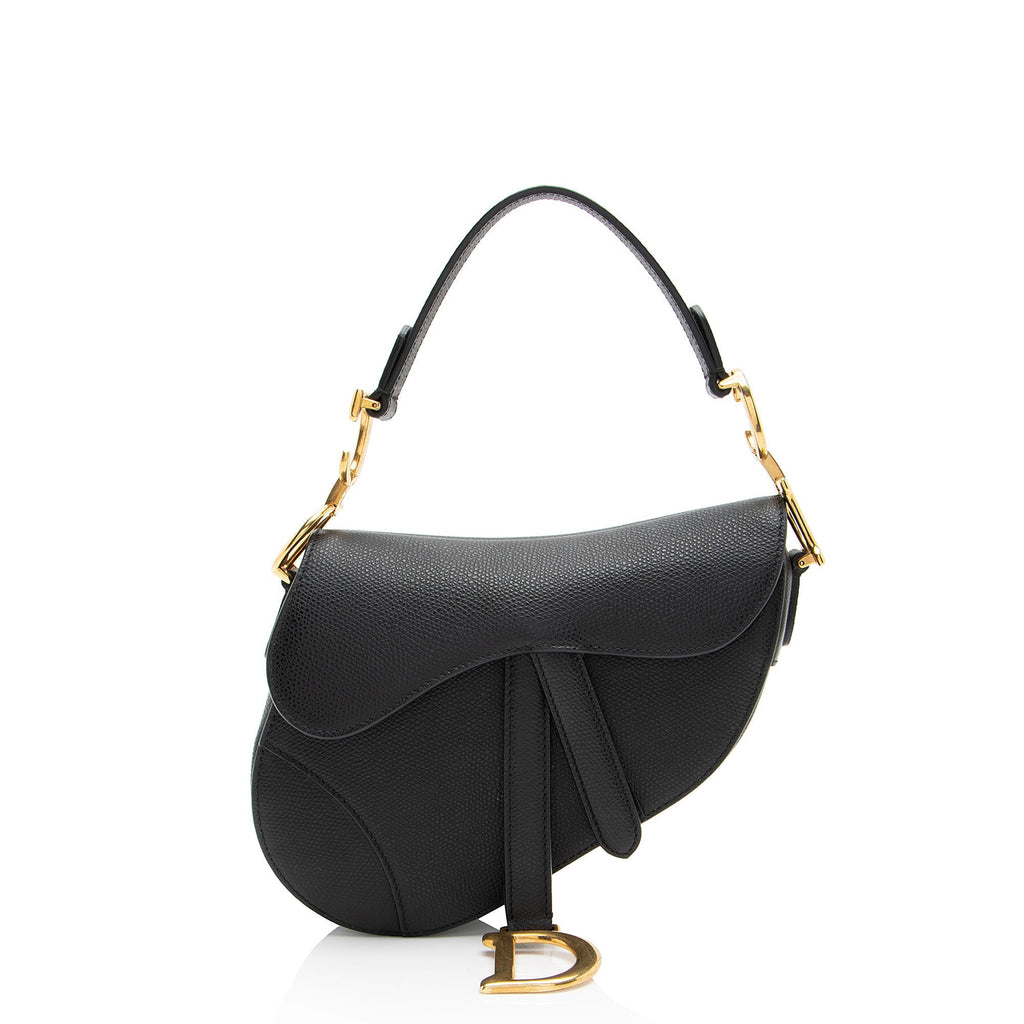 Dior Grained Calfskin Saddle Mini Bag