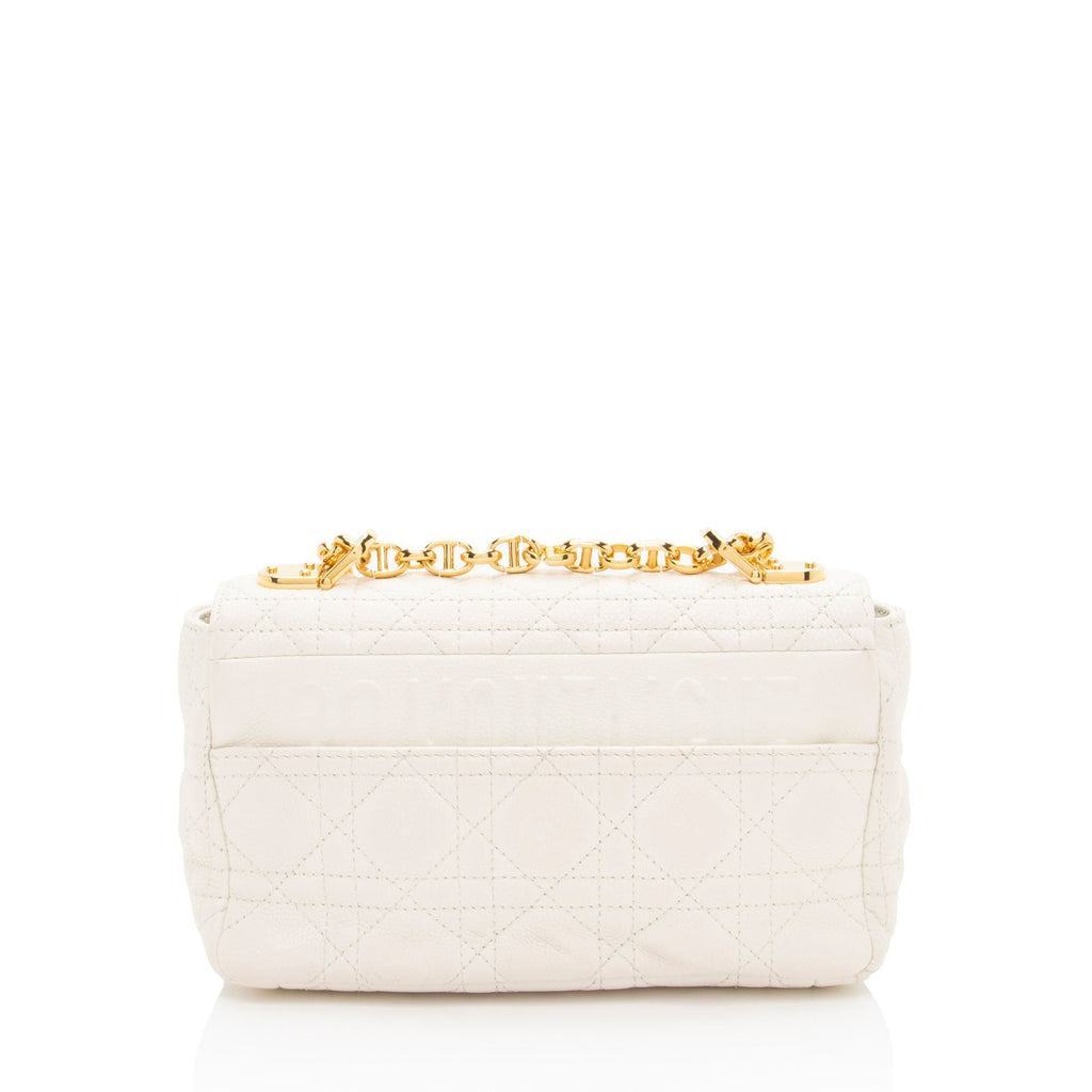 Dior Cannage Calfskin Caro Small Shoulder Bag
