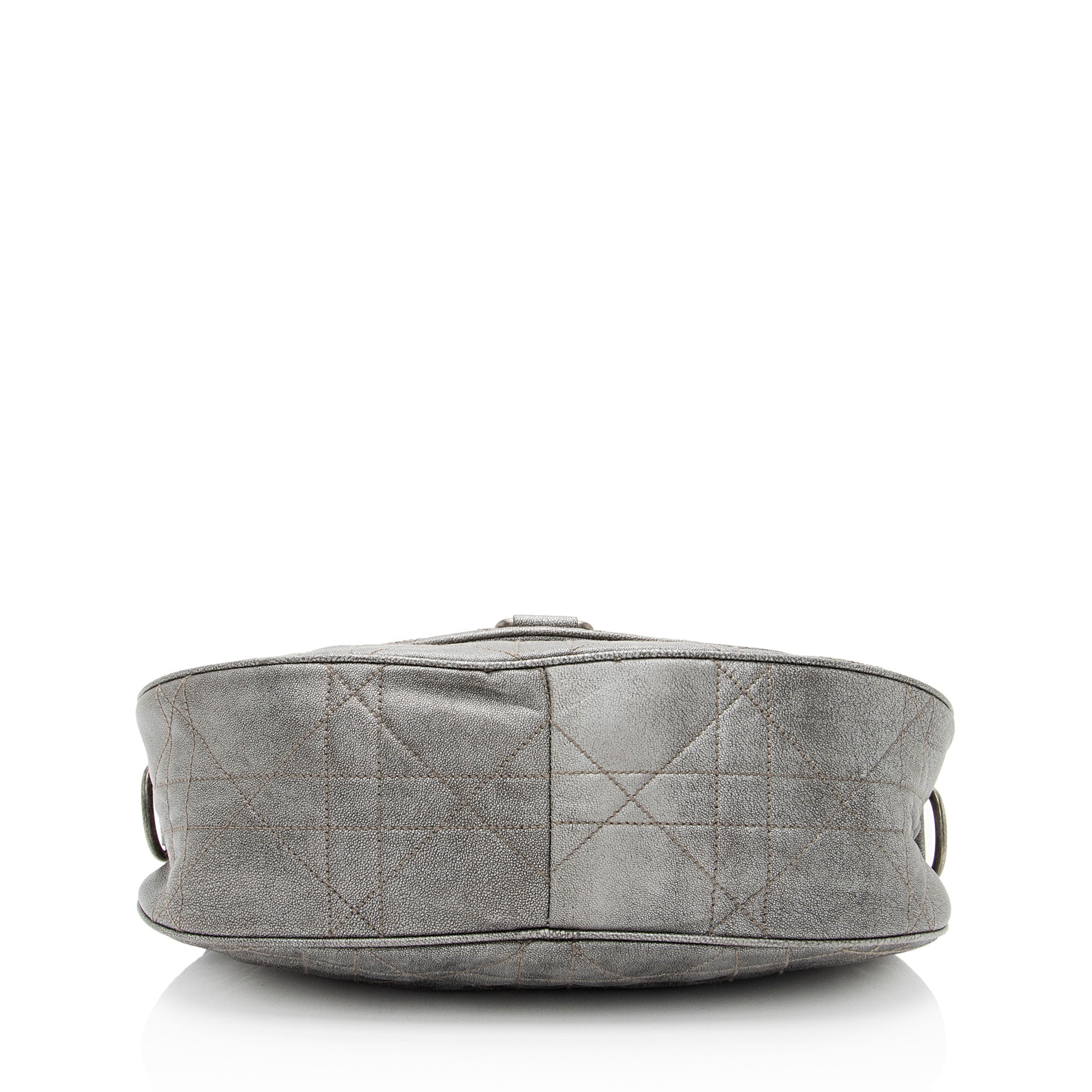 Dior Metallic Cannage Lambskin Flap Shoulder Bag