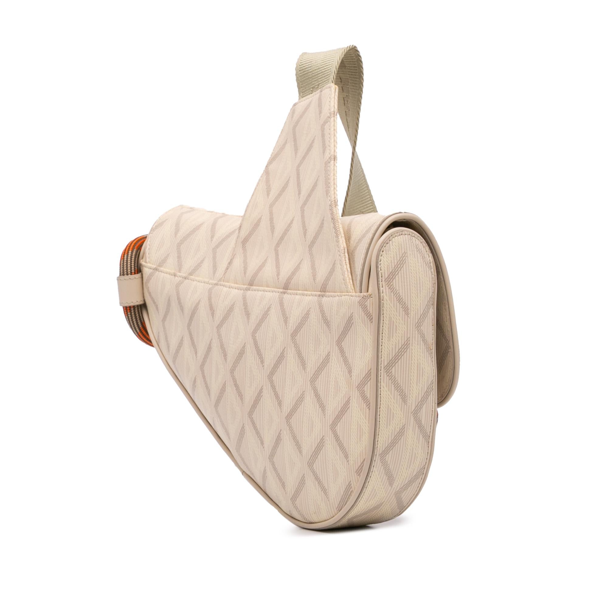 Dior Coated Canvas CD Diamond Nautic Saddle Crossbody