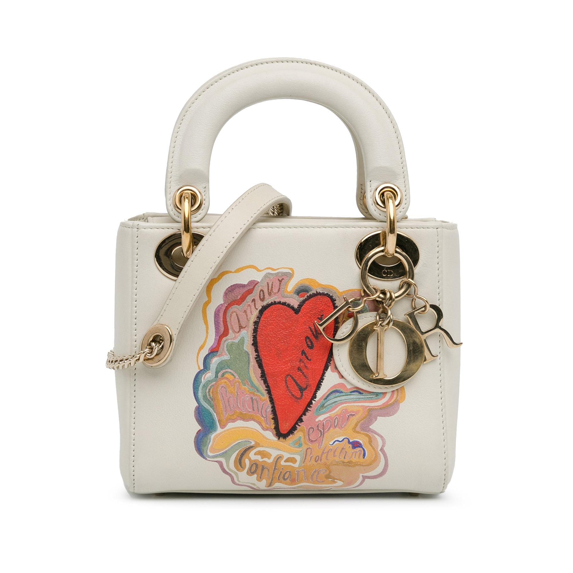 Dior DiorAmour Niki De Saint Phalle Mini Calfskin Lady Dior
