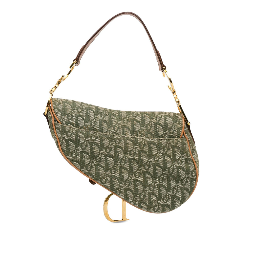 Dior Diorissimo Canvas Saddle Bag
