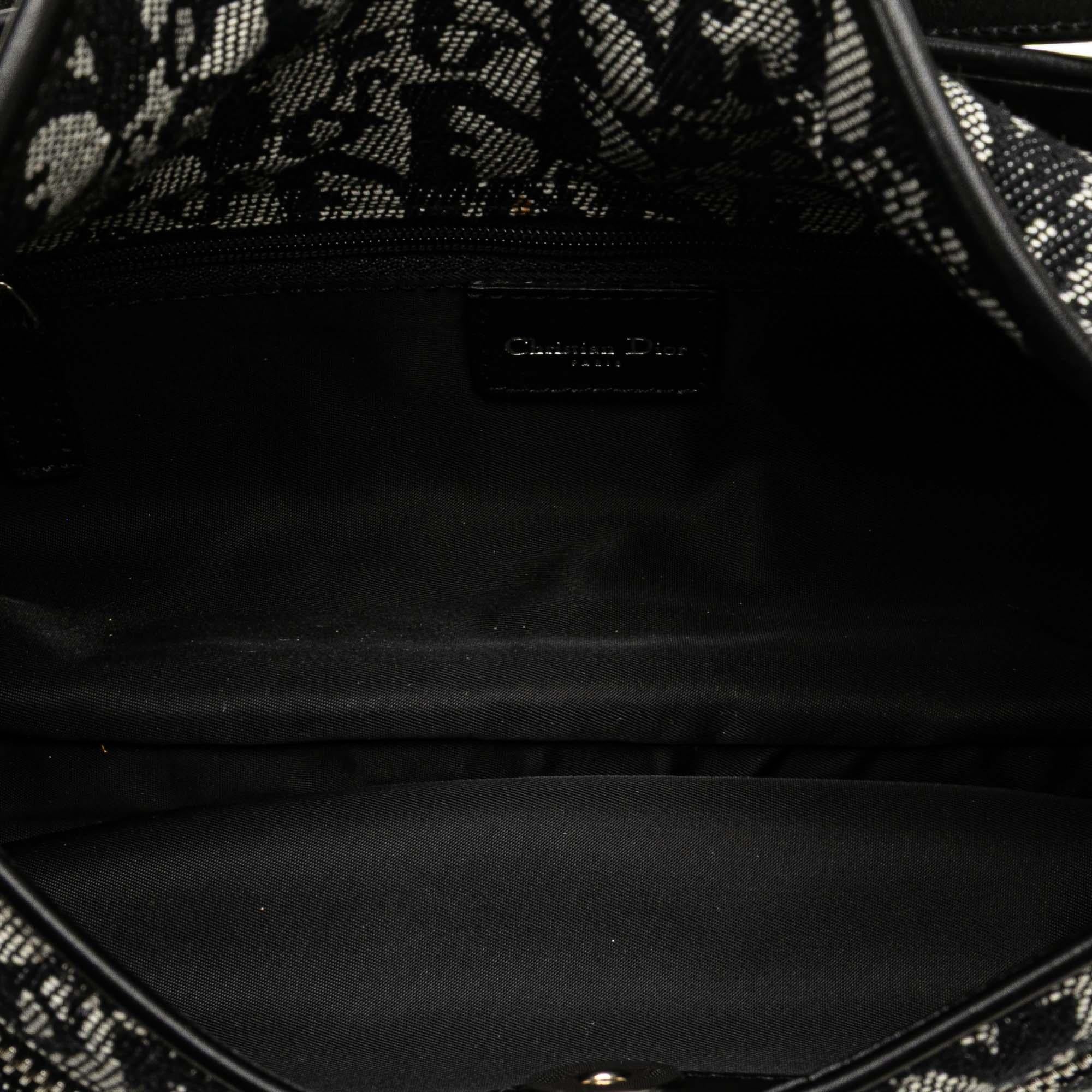 Dior Diorissimo Trotter Canvas Shoulder Bag