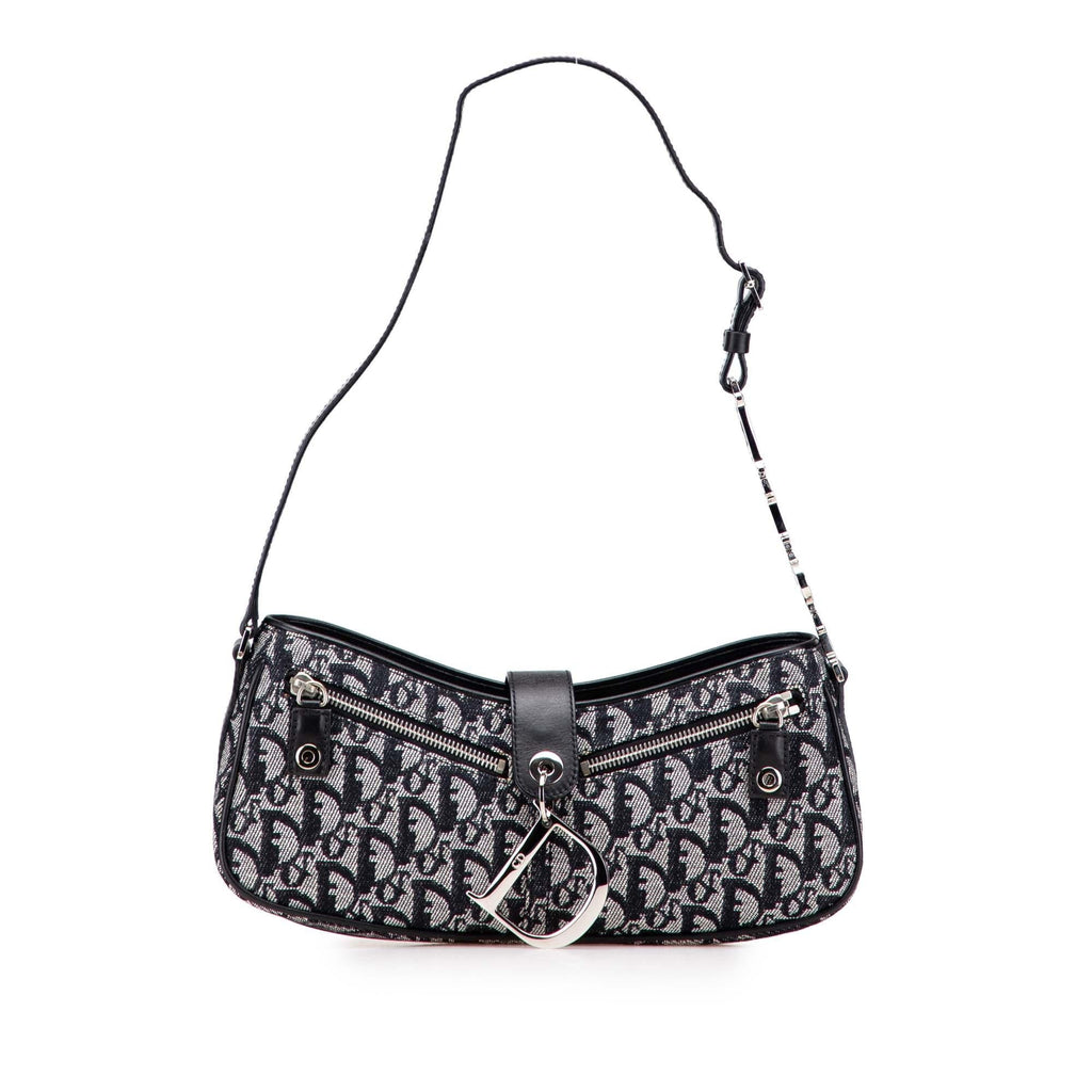 Dior Diorissimo Trotter Canvas Shoulder Bag