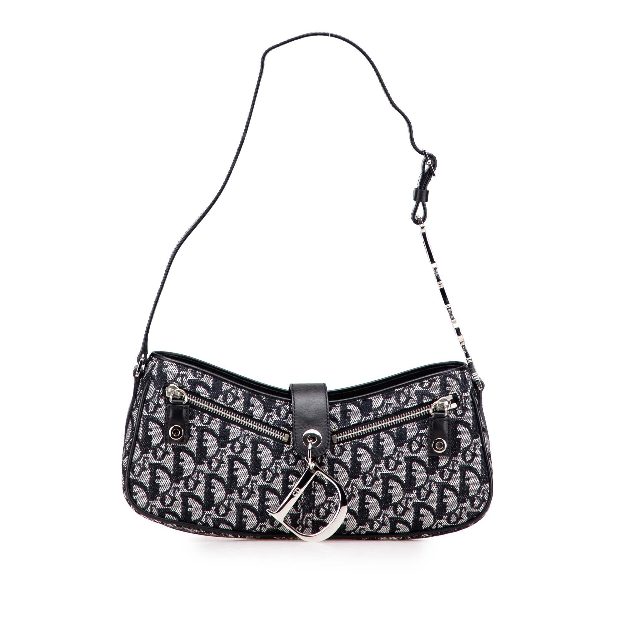 Dior Diorissimo Trotter Canvas Shoulder Bag