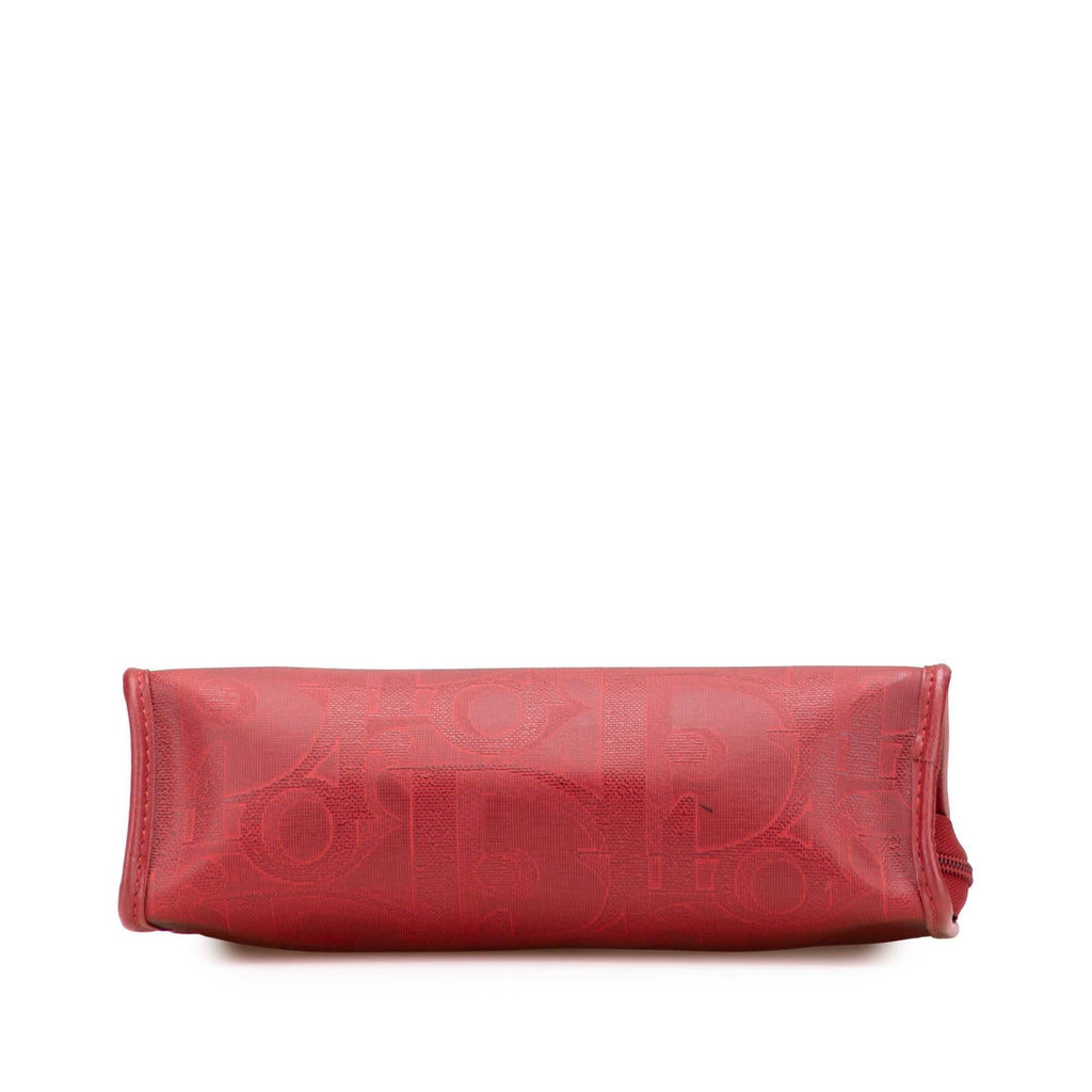 Dior Diorissimo Trotter Coated Canvas Clutch